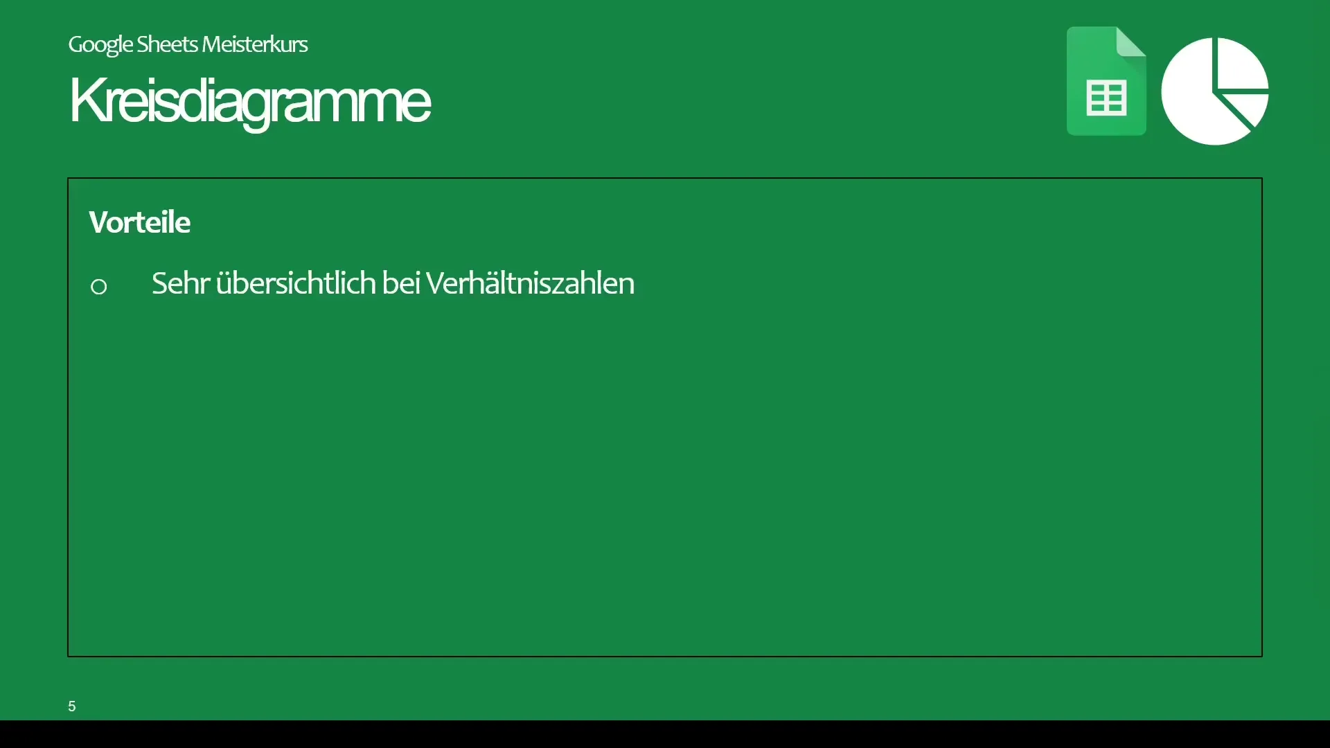 Google Sheets Diagrams: Choose the appropriate type of visualization