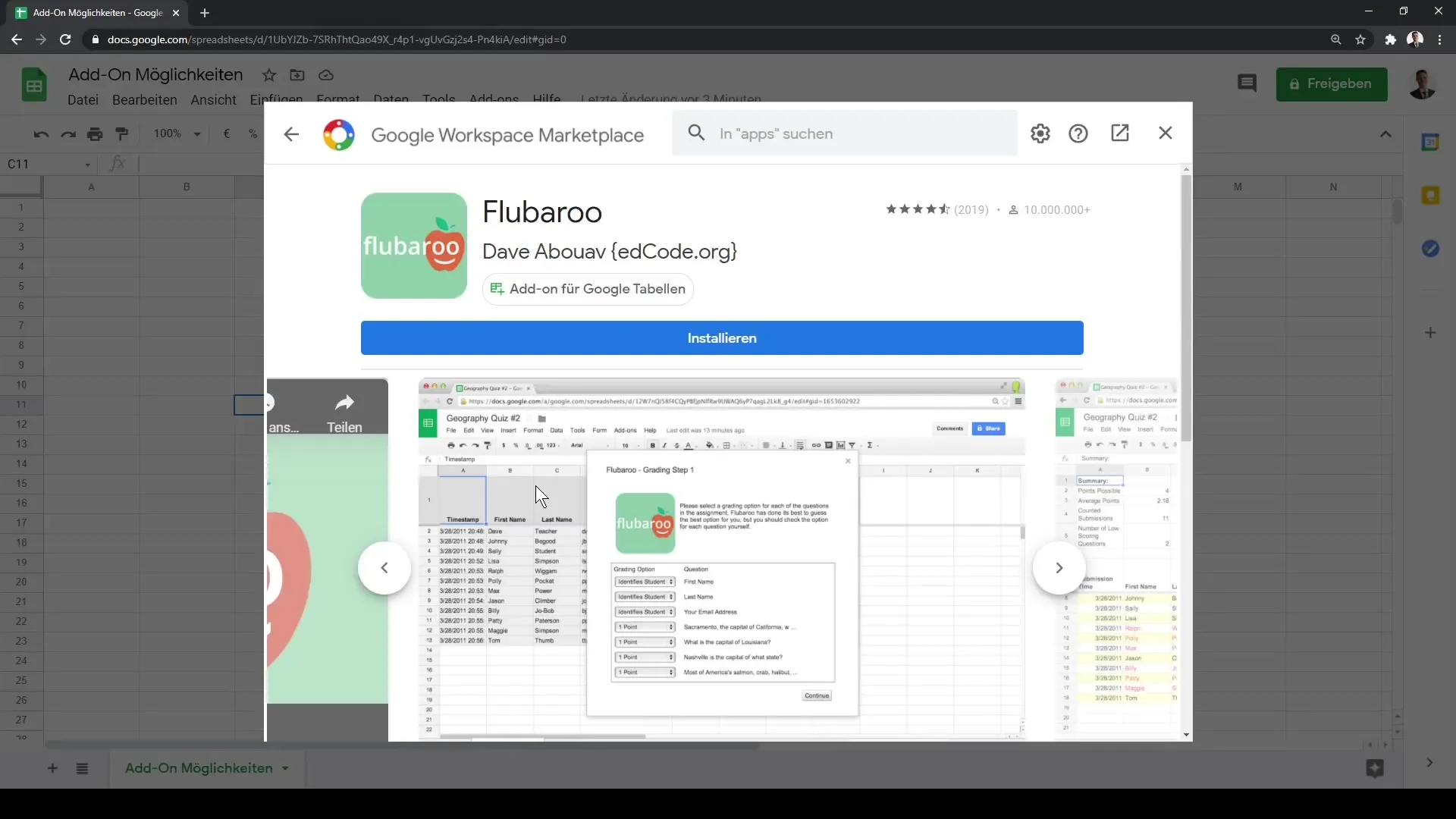 Fitur Add-on Google Sheets - Panduan lengkap