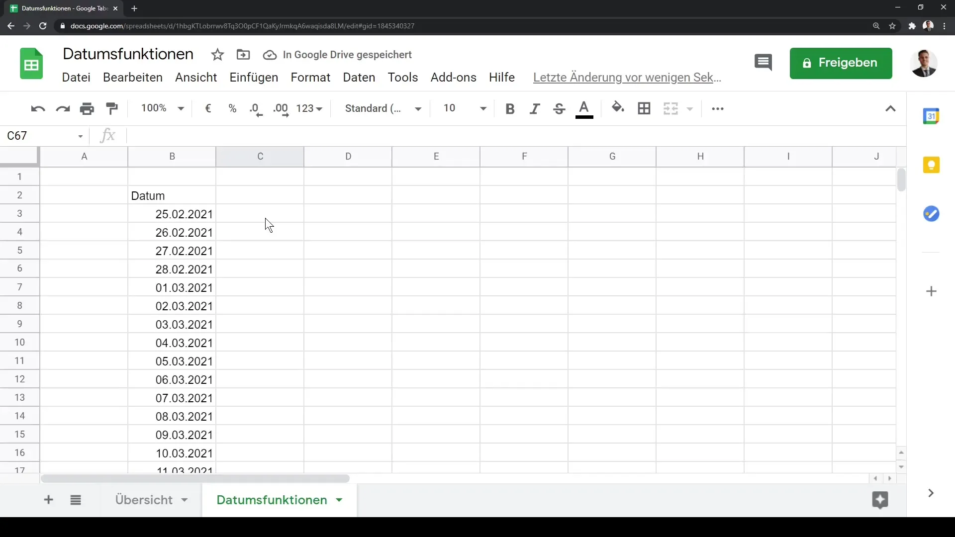 Google Sheets pamācība: Datuma funkciju efektīva izmantošana