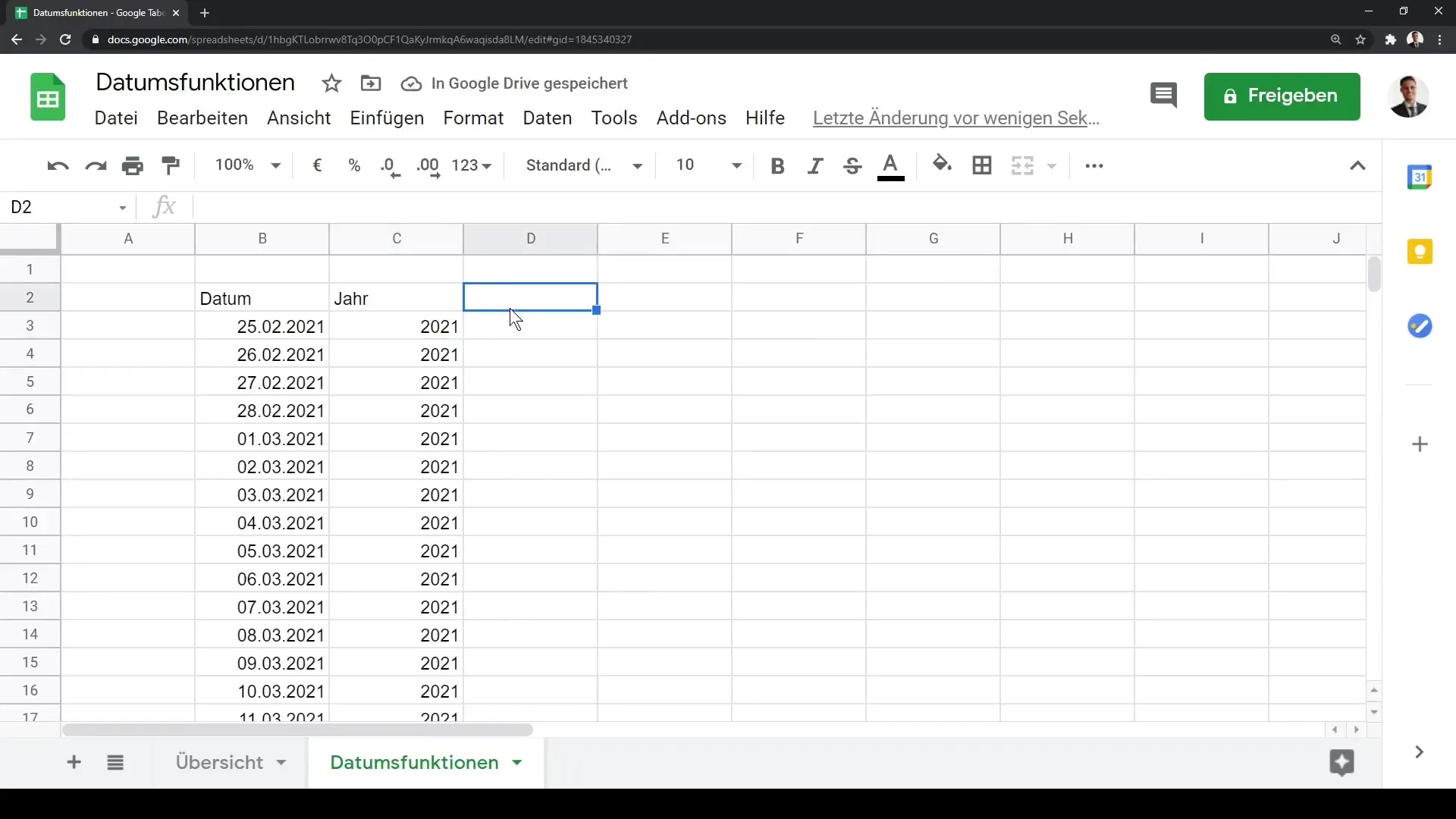 Google Sheets pamācība: Datuma funkciju efektīva izmantošana