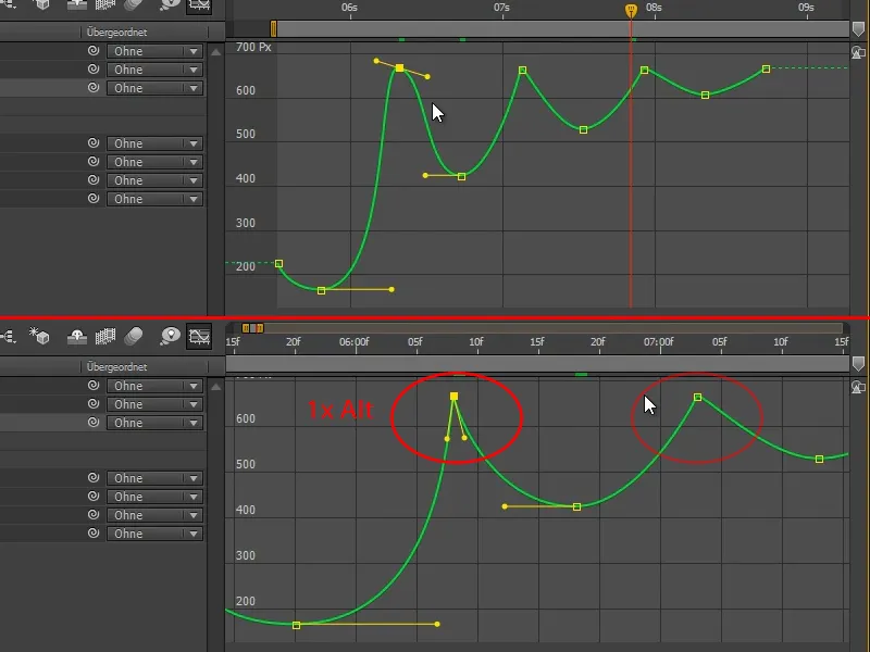 Animasi yang mudah dibuat: Bouncing Ball - kurva-kurva