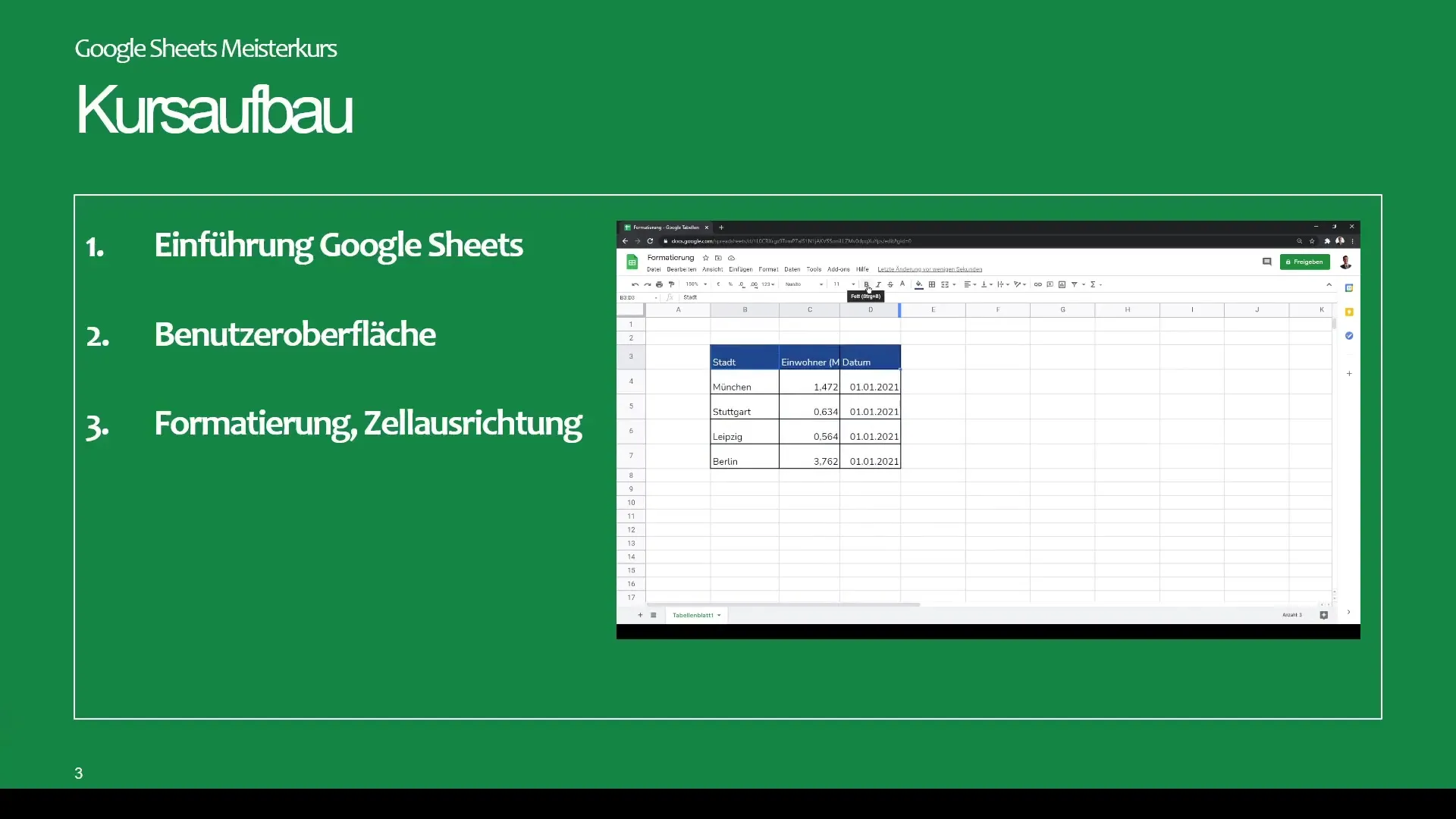 Cours avancé sur Google Sheets : Ce à quoi tu peux t'attendre dans ce cours !