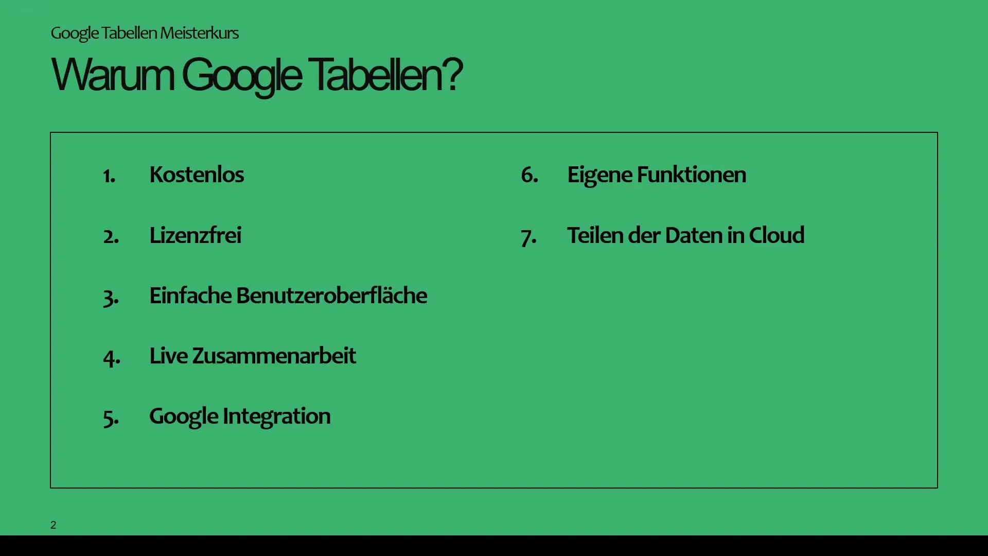 Pourquoi Google Sheets est le meilleur choix pour tes projets