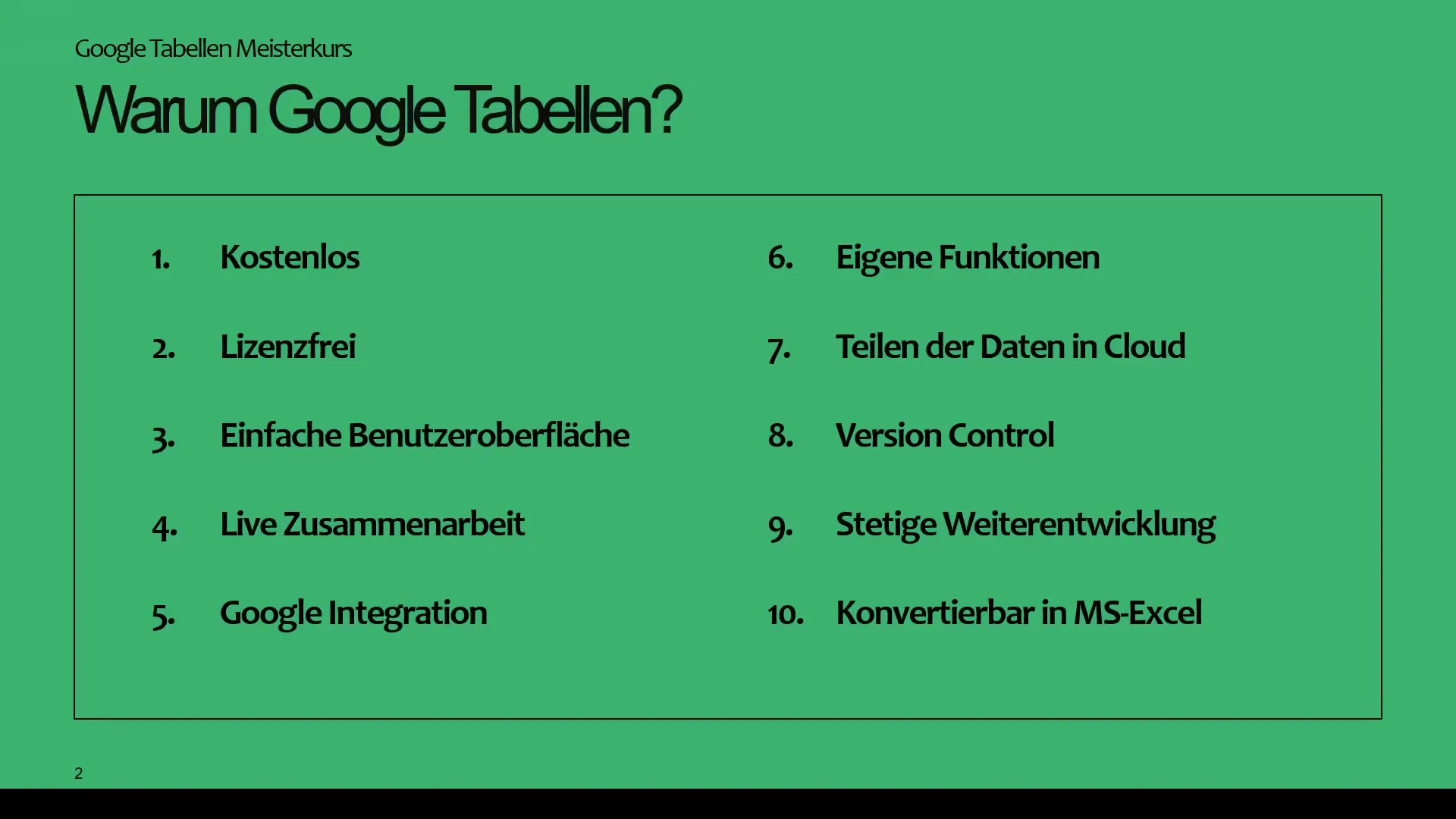 Pourquoi Google Sheets est le meilleur choix pour vos projets