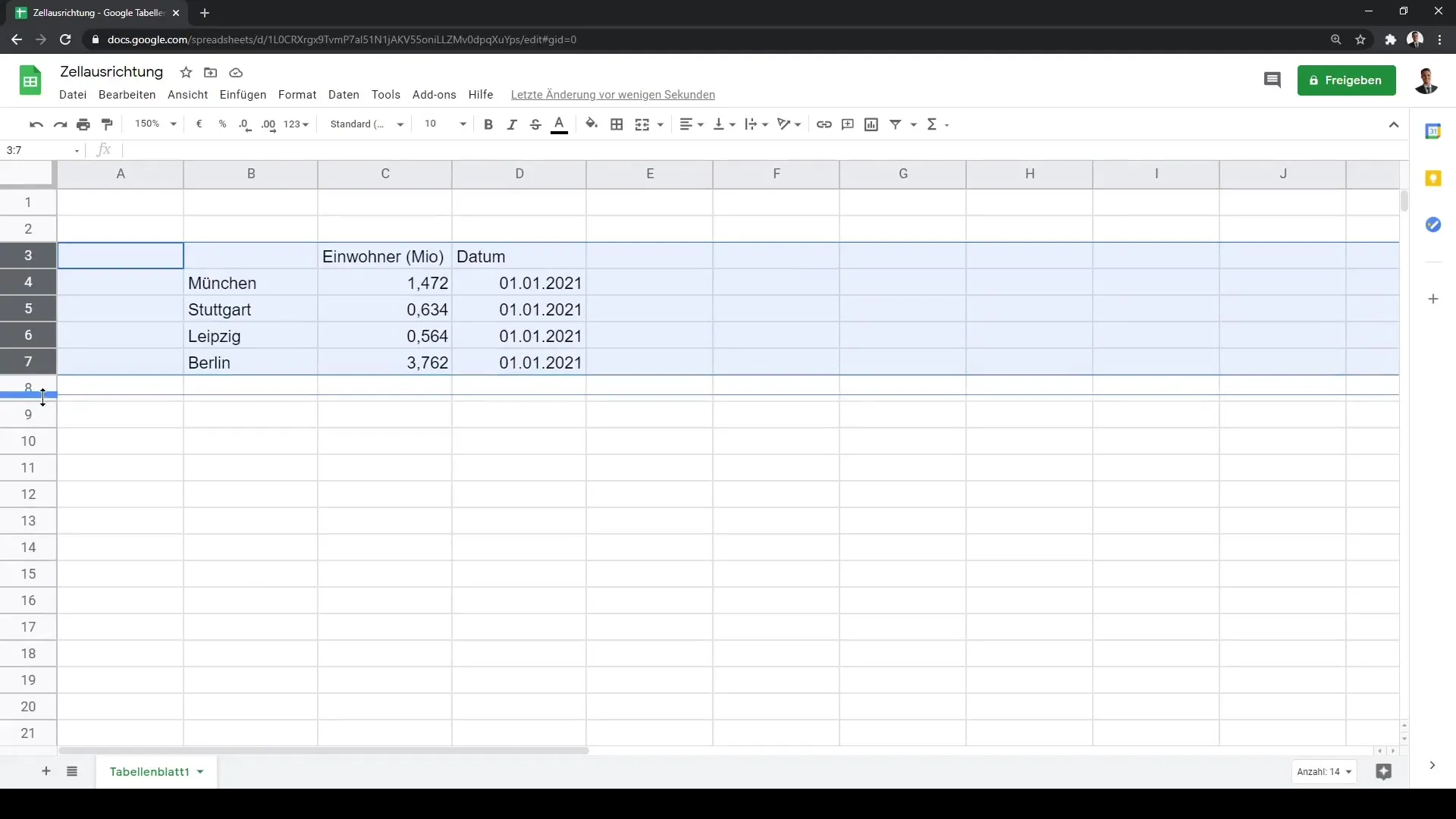 Alineación de celdas en Google Sheets: Una guía completa