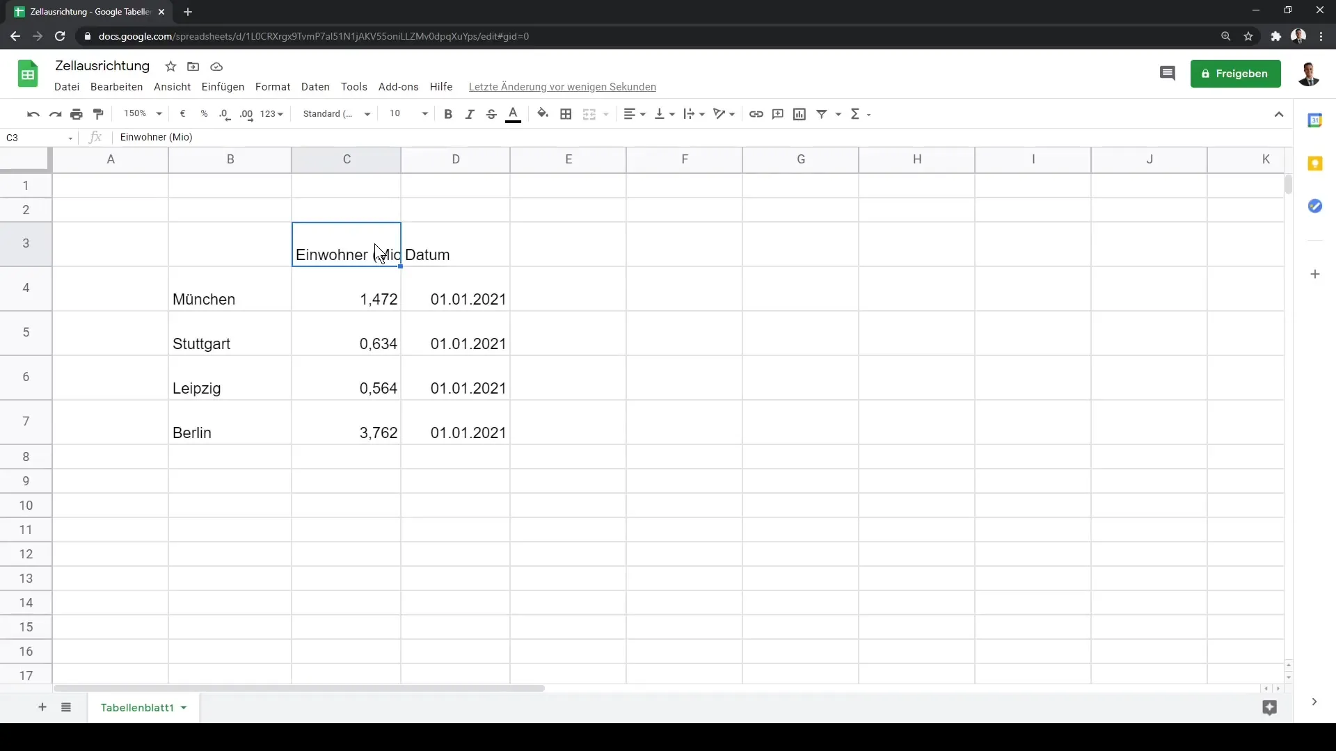 Alinhamento de células no Google Sheets: Um guia completo