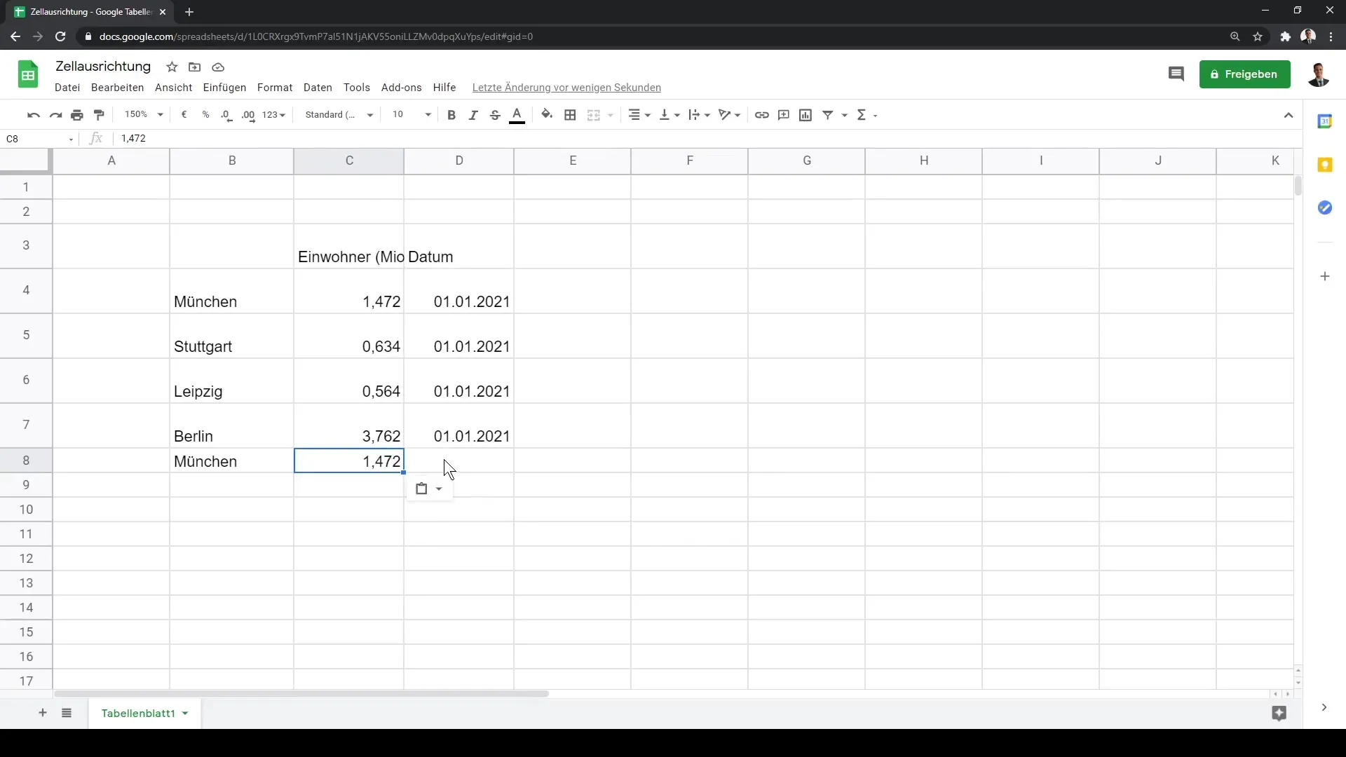 Alignement des cellules dans Google Sheets : un guide complet