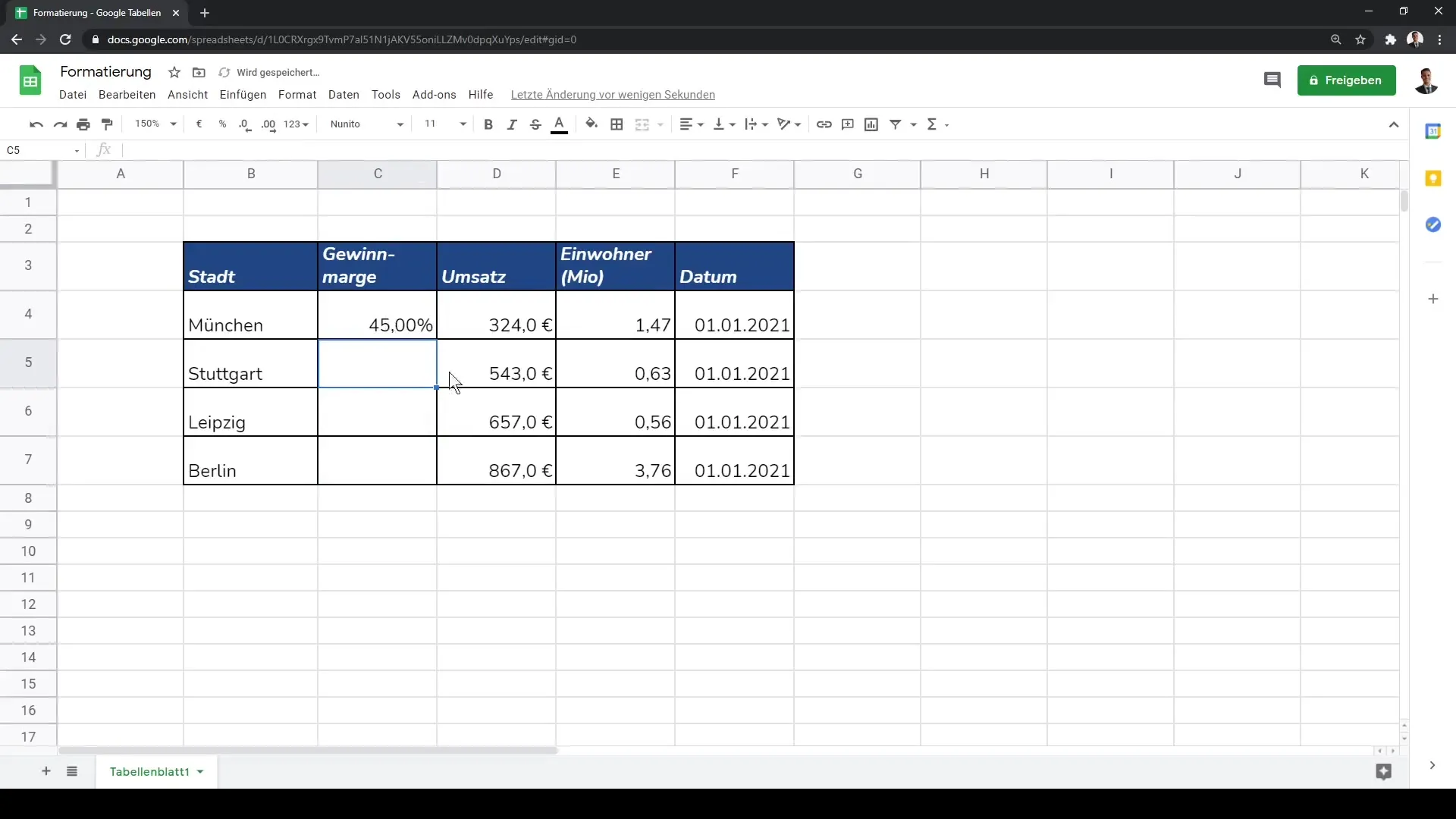 Mise en forme des cellules dans Google Sheets - Le guide ultime