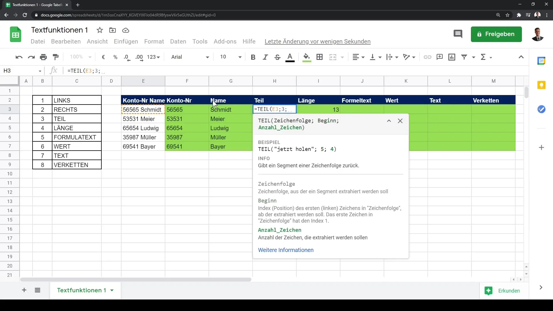 Tutoriel Google Sheets : Fonctions de texte efficaces pour vos données