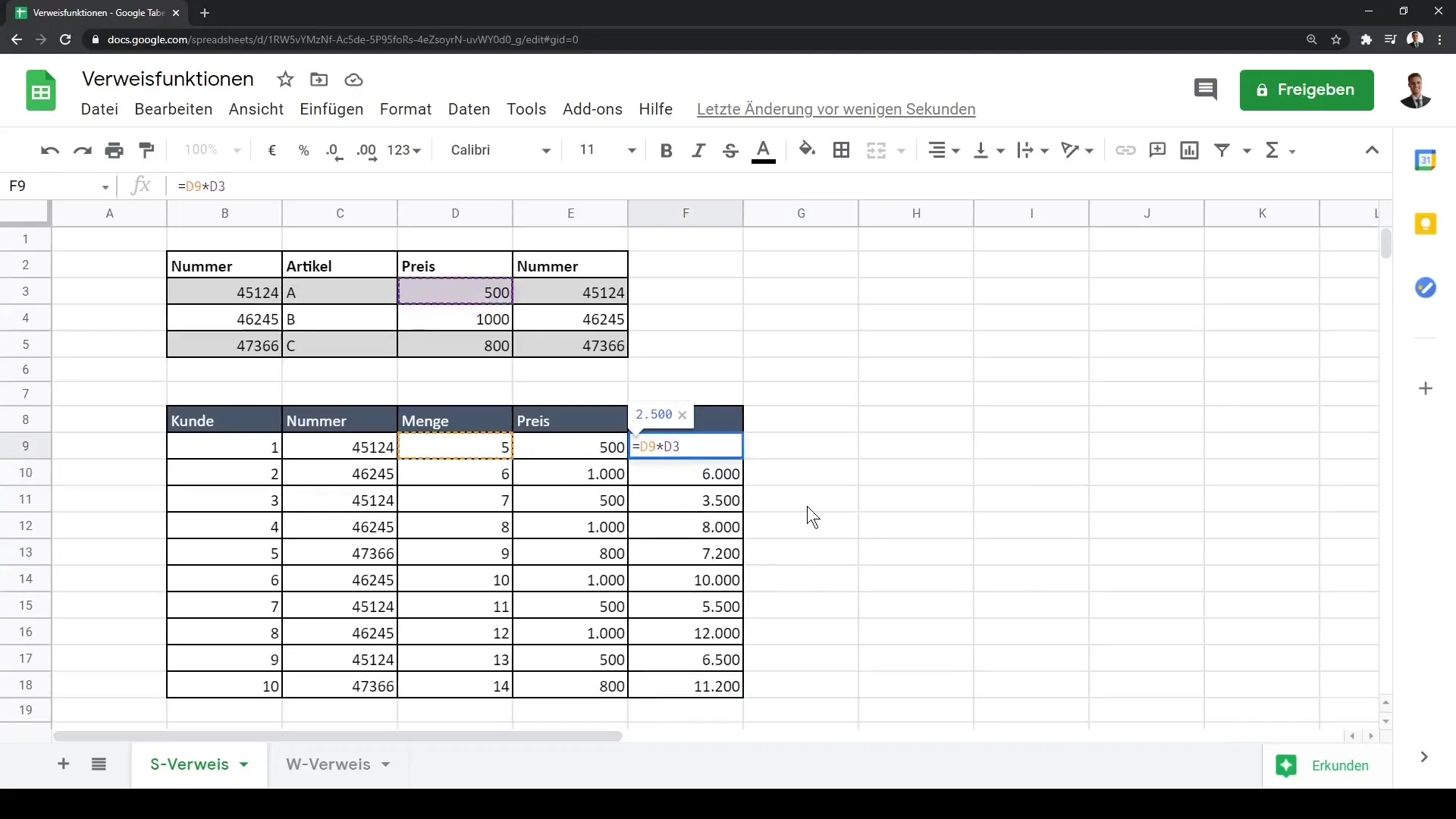 Tutoriel Google Sheets : Utiliser de manière efficace les fonctions RECHERCHEV et RECHERCHEH