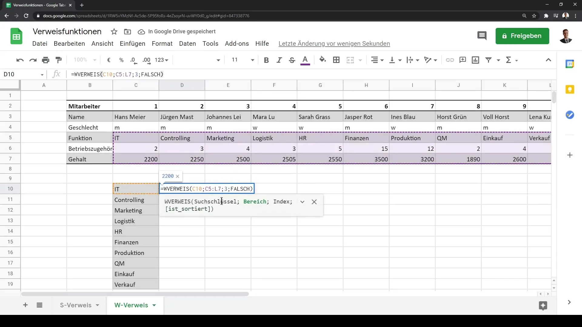 Tutorial de Google Sheets: Cómo utilizar VLOOKUP y HLOOKUP de manera efectiva