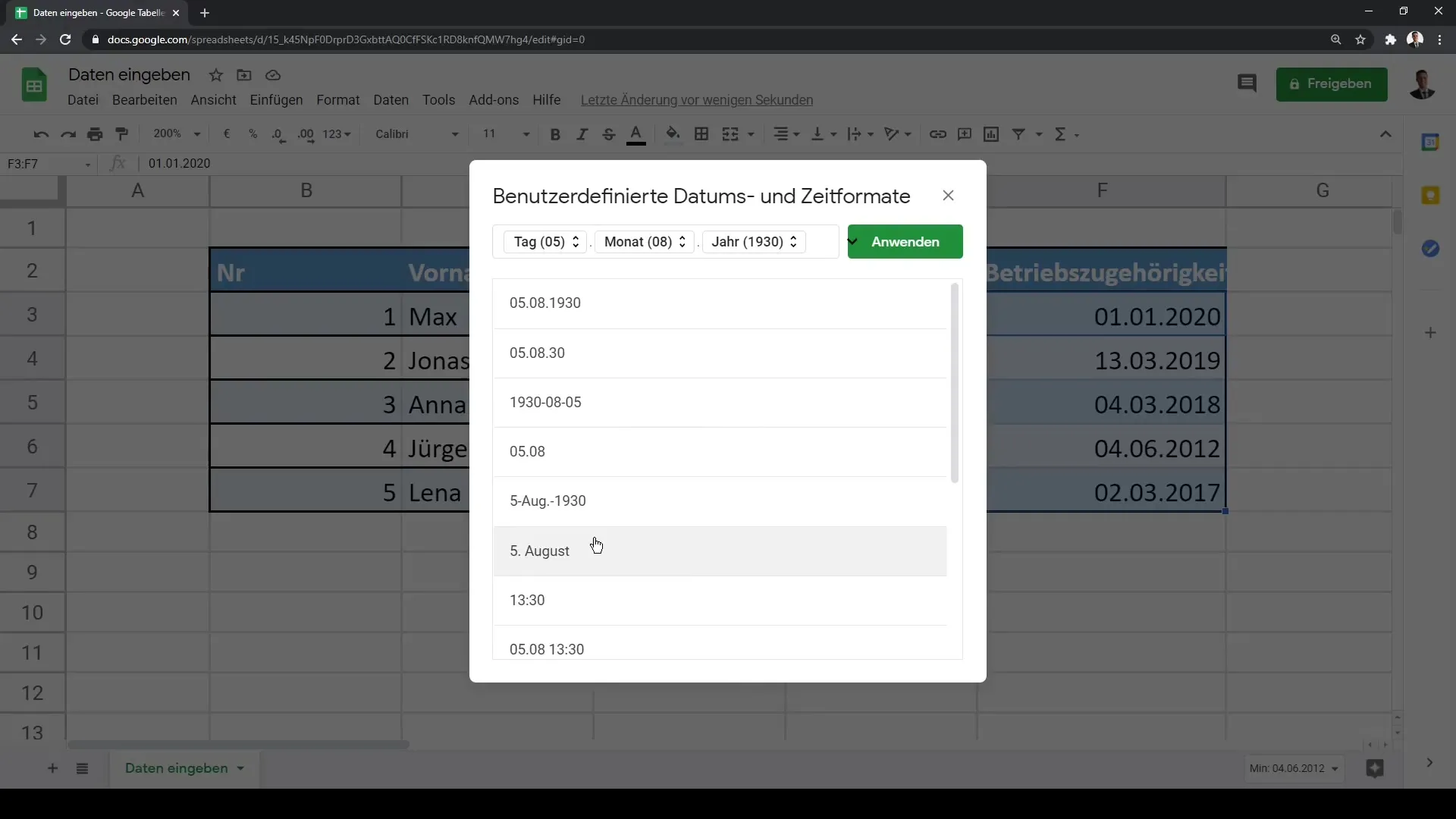 Google Sheets - Menguasai penginputan data dengan efisien