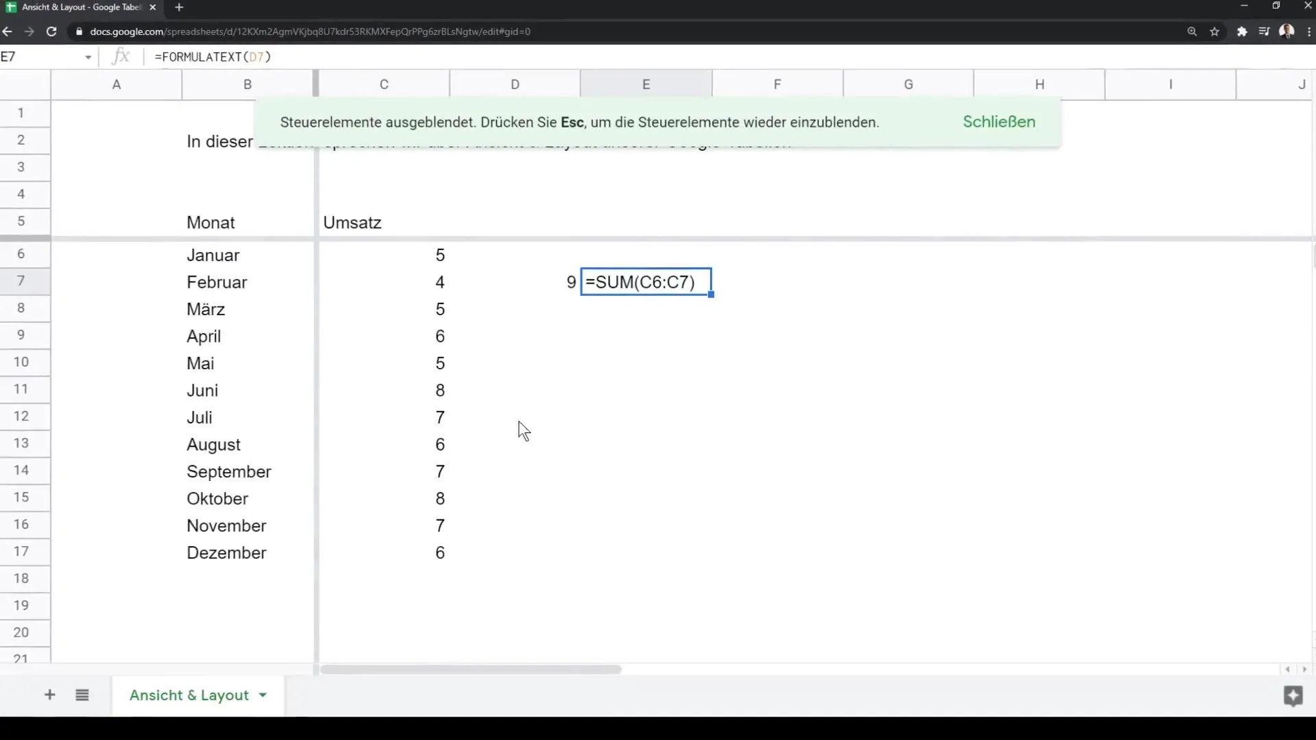 Google Sheets: pielāgot skatu un izkārtojumu optimālai izmantošanai