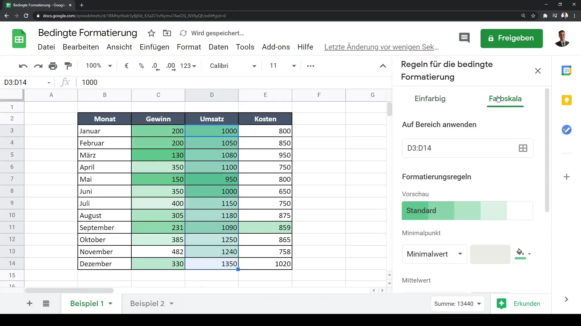 Google Sheets: Šūnu nosacītā formatēšana viegli padara