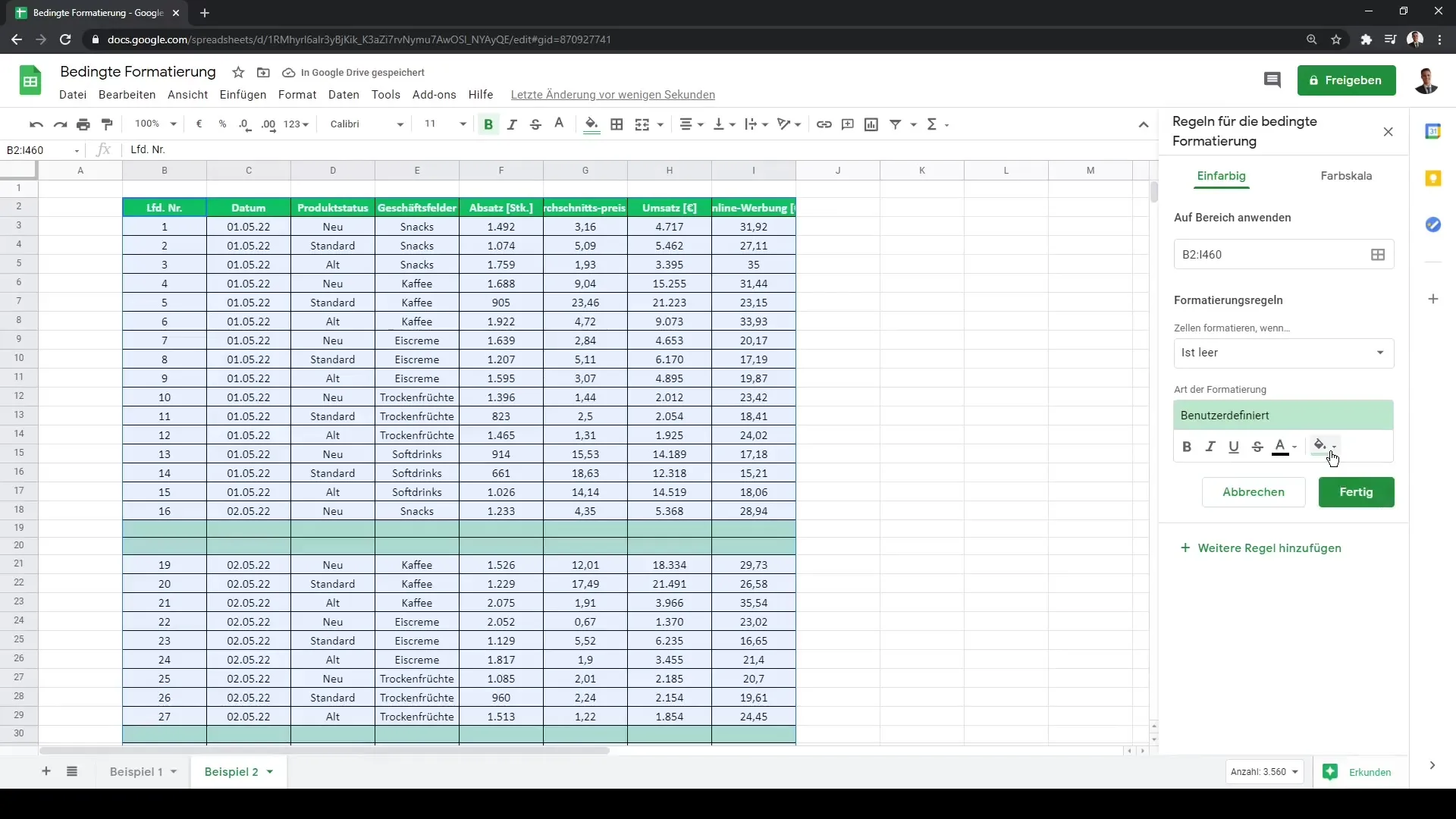 Google Sheets: Formato condicional de celdas hecho fácil