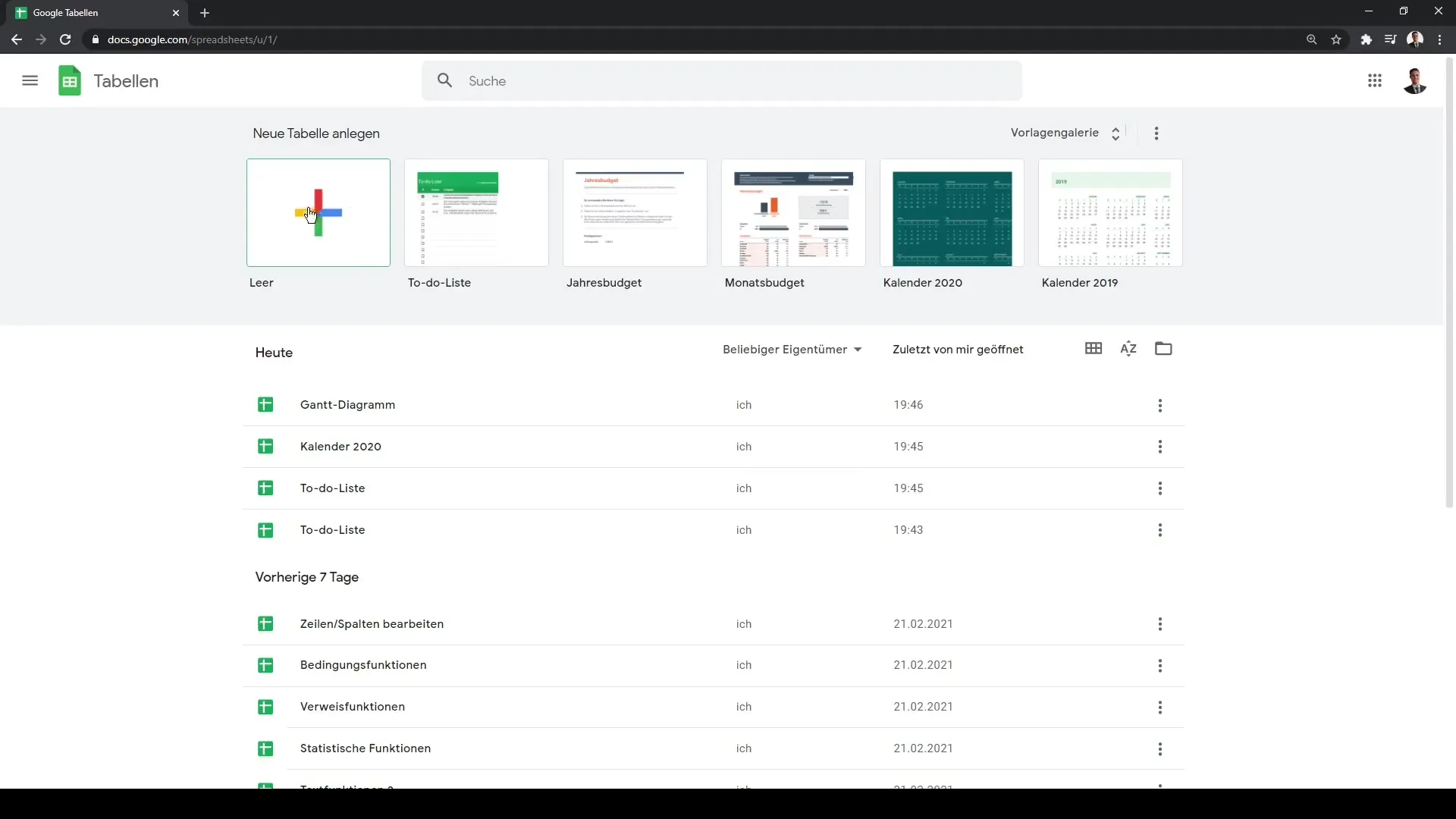 Google Sheets-tutorial: Förstå och använda mallar