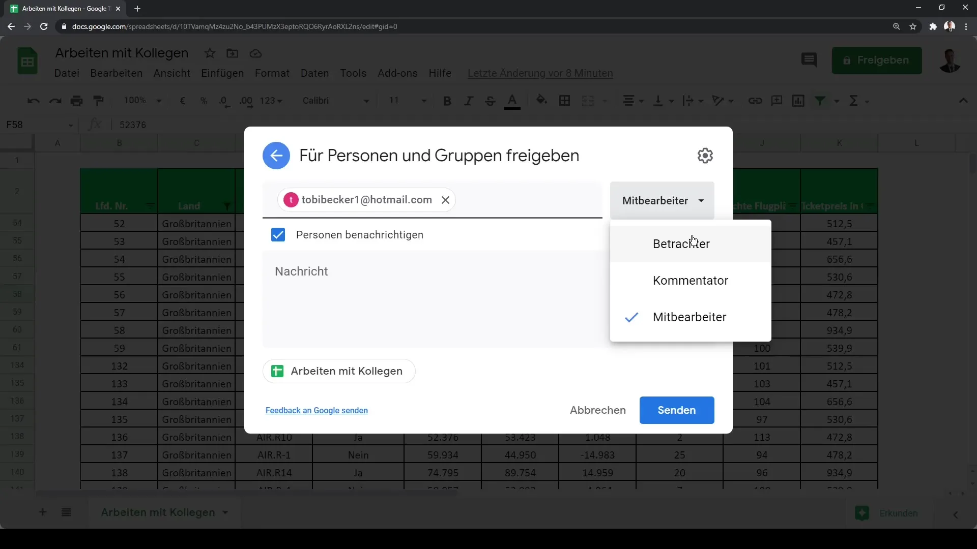 Trabalhar em conjunto no Google Sheets - Um guia completo