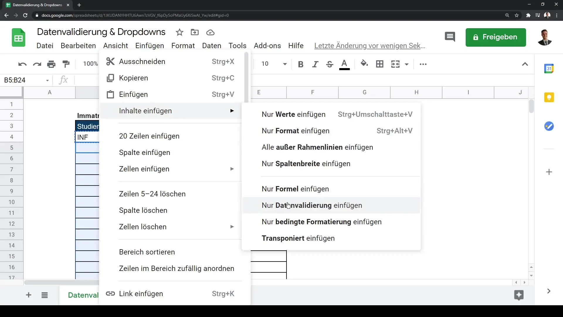 Datavalidering og nedtrekkslister i Google Sheets: En trinnvis veiledning