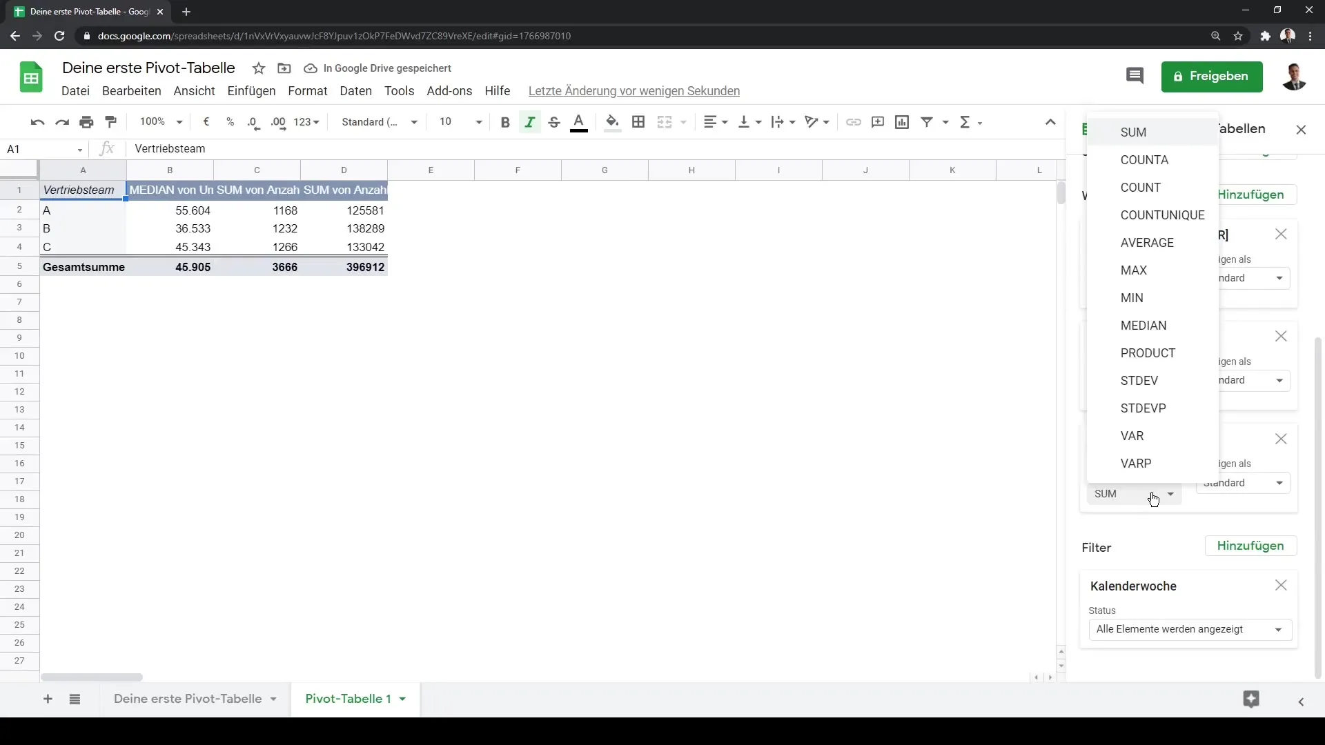 Google Sheets: Menganalisis Data Secara Efektif dengan Tabel Pivot