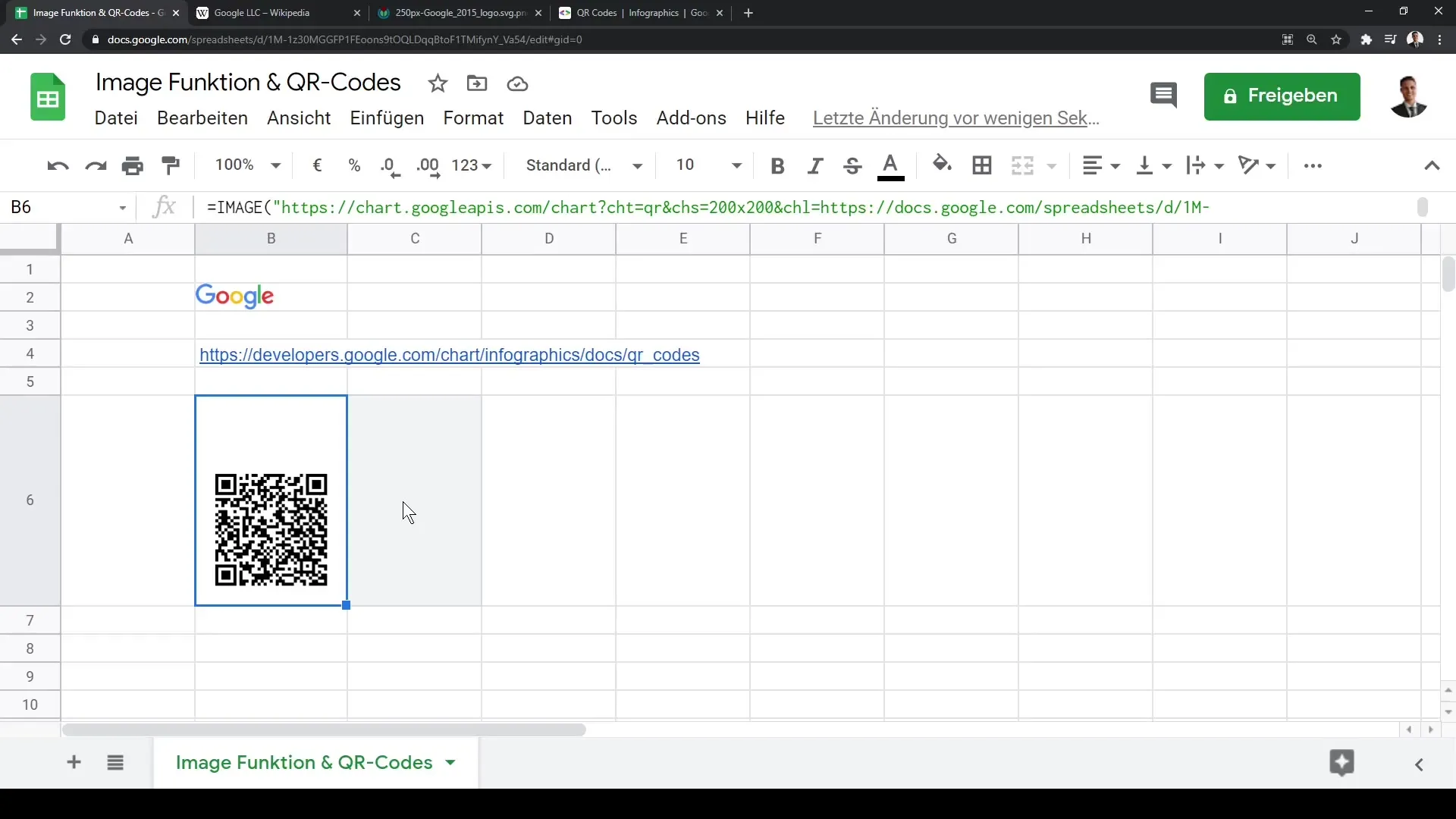 Google Sheets: Uso eficiente de la función de imagen