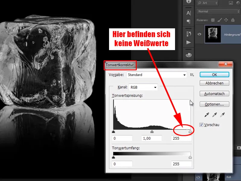 Photoshop-Composing - Api dan Es - Bagian 10: Penyesuaian lebih lanjut untuk tampilan yang dingin