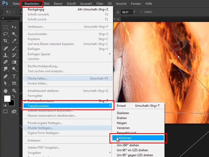 Photoshop-Composing - Api dan Es - Bagian 10: Pengoptimalan lebih lanjut tampilan dingin