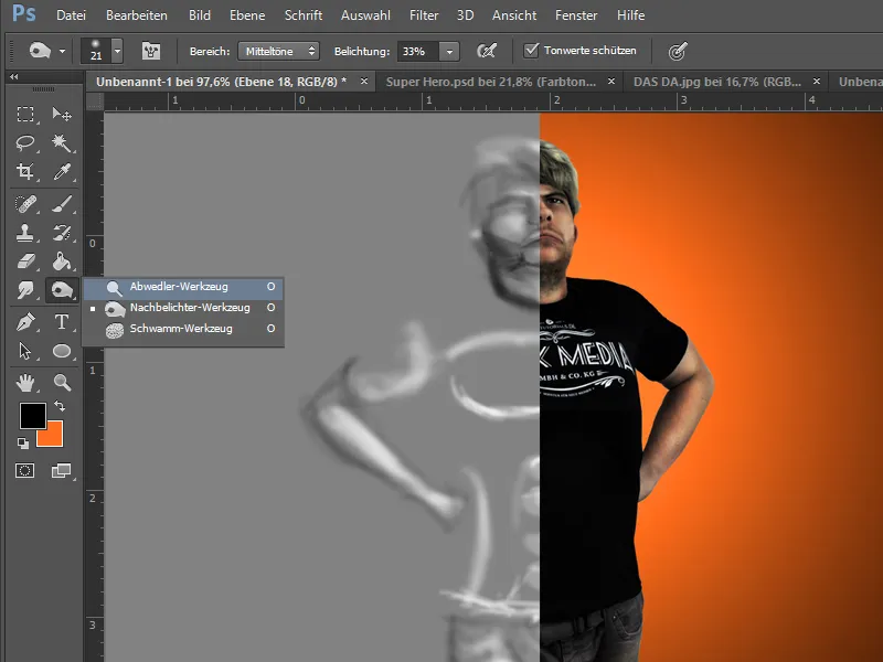 Het stripboek-effect in Photoshop