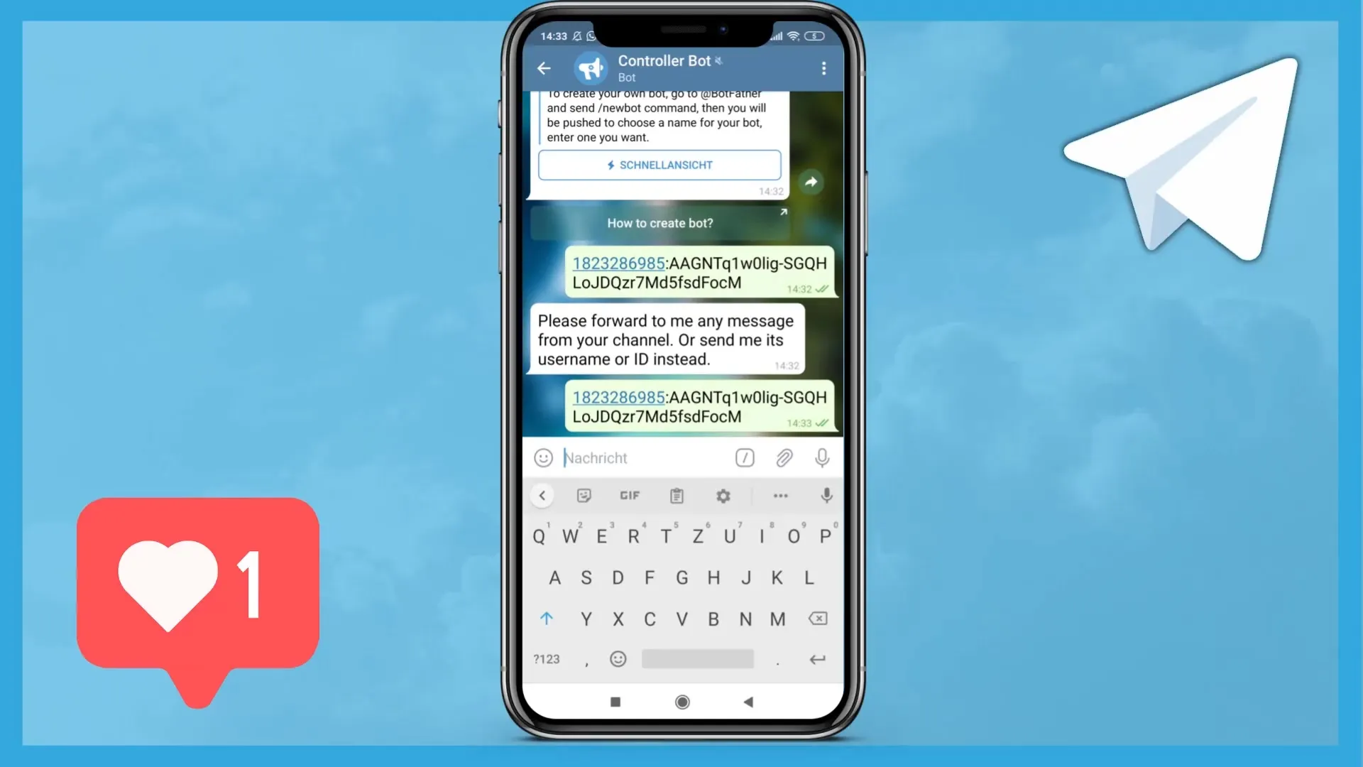 Instructies voor het instellen van de Telegram Controller Bot