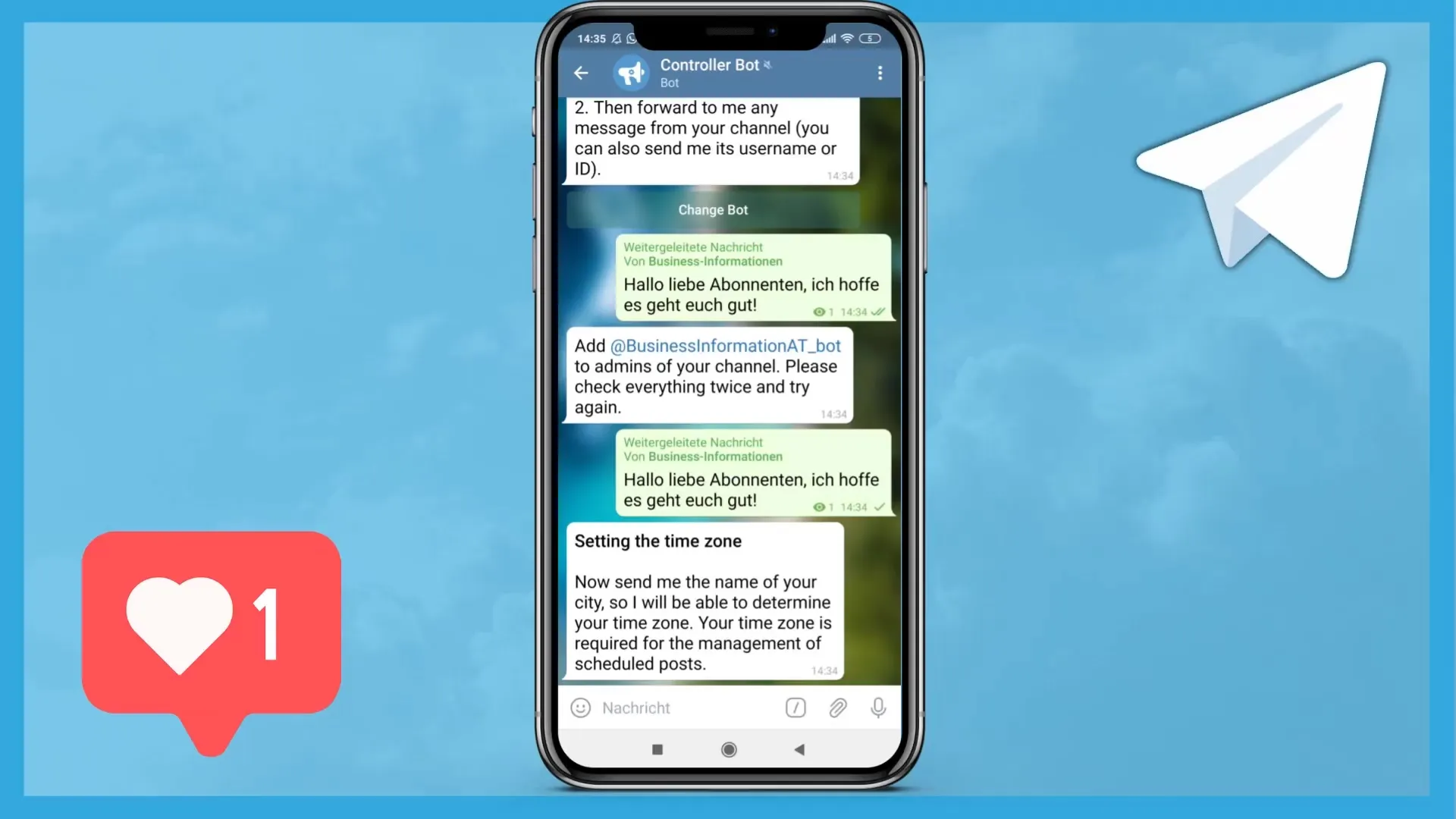 Handleiding voor het opzetten van de Telegram Controller Bot