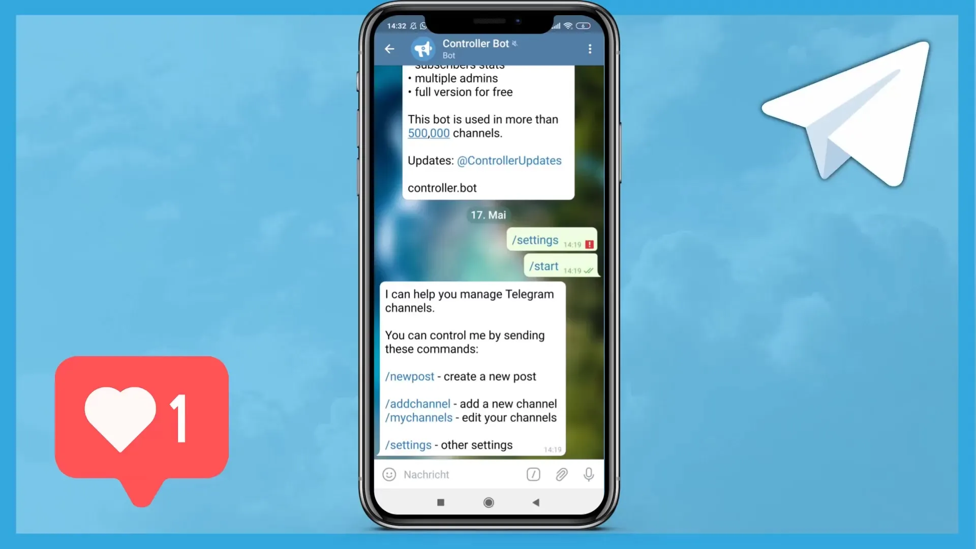 Handleiding voor het instellen van de Telegram Controller Bot