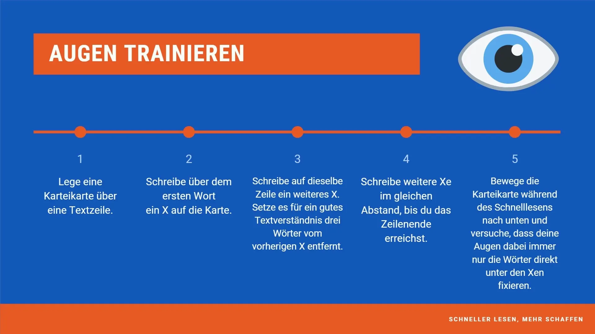 Train your eyes for effective speed reading