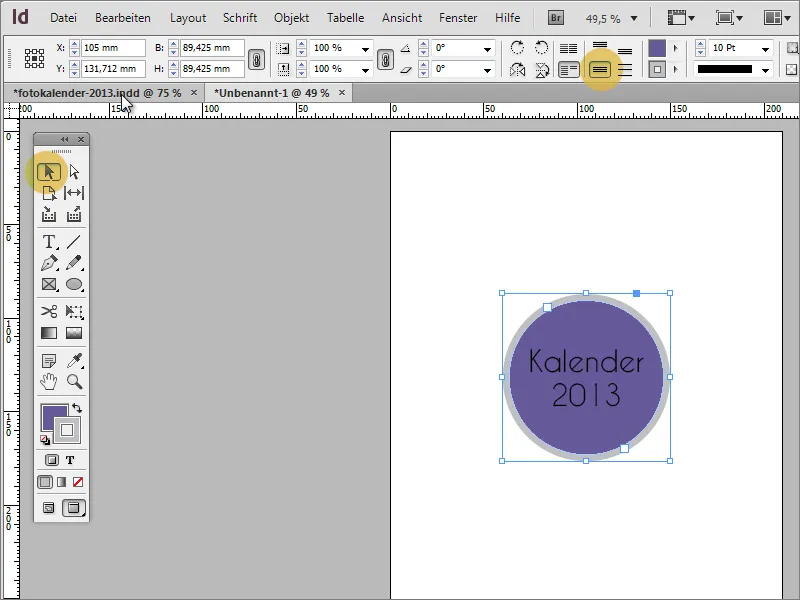 Designa fotokalender inklusive omslag i Adobe InDesign.