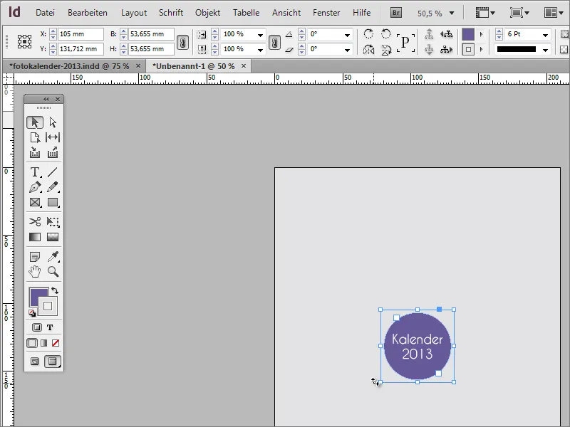 Designa en fotokalender inklusive omslag i Adobe InDesign.