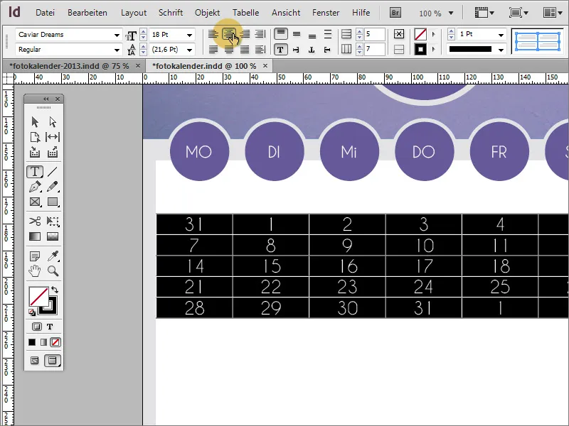 Designa fotokalender inkl. omslag i Adobe InDesign