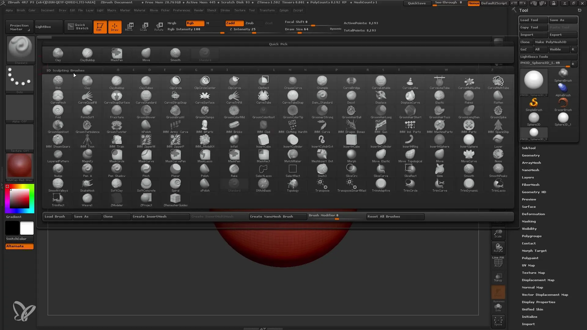 ZBrush Dynamesh: Memulai pemodelan yang efisien