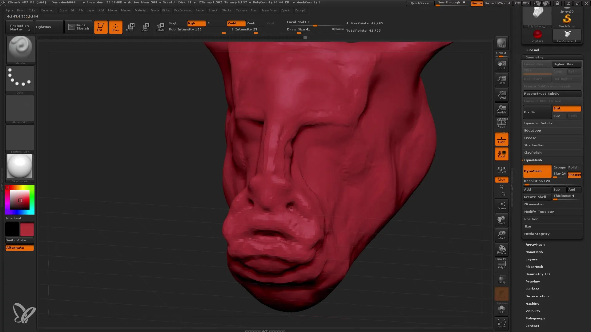 ZBrush Dynamesh: Memulai memodel secara efisien