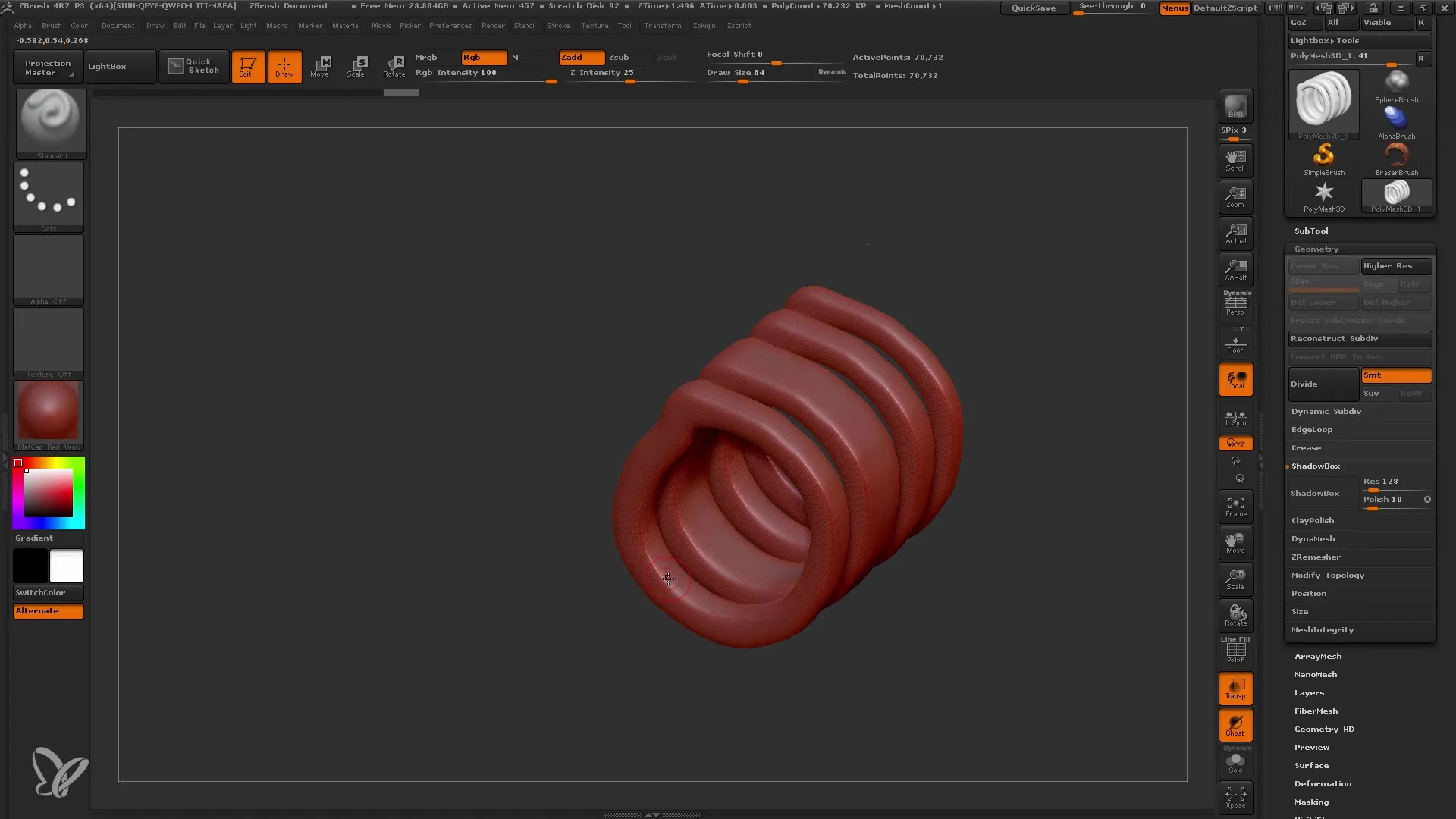 Shadowbox di ZBrush: Cepatkan pembuatan mesh yang kompleks