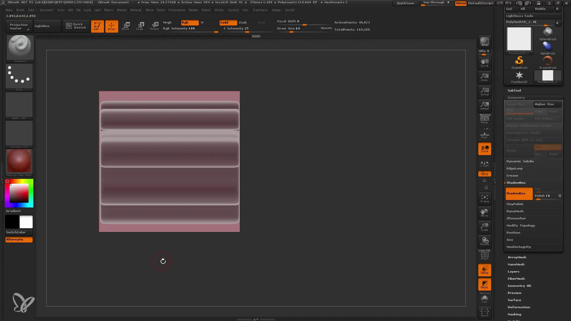 Shadowbox in ZBrush: Erstelle komplexe Meshes rasch