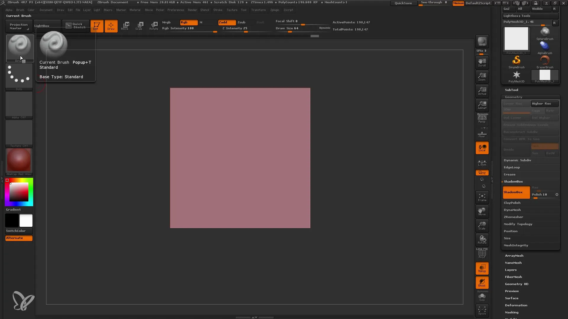 Shadowbox in ZBrush: Erstelle komplexe Meshes rasch