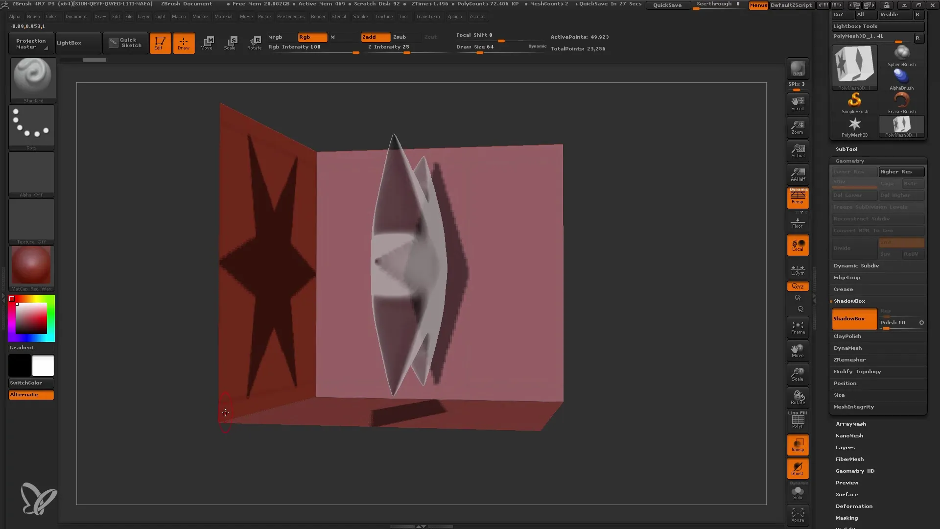 Shadowbox in ZBrush: Erstelle komplexe Meshes rasch