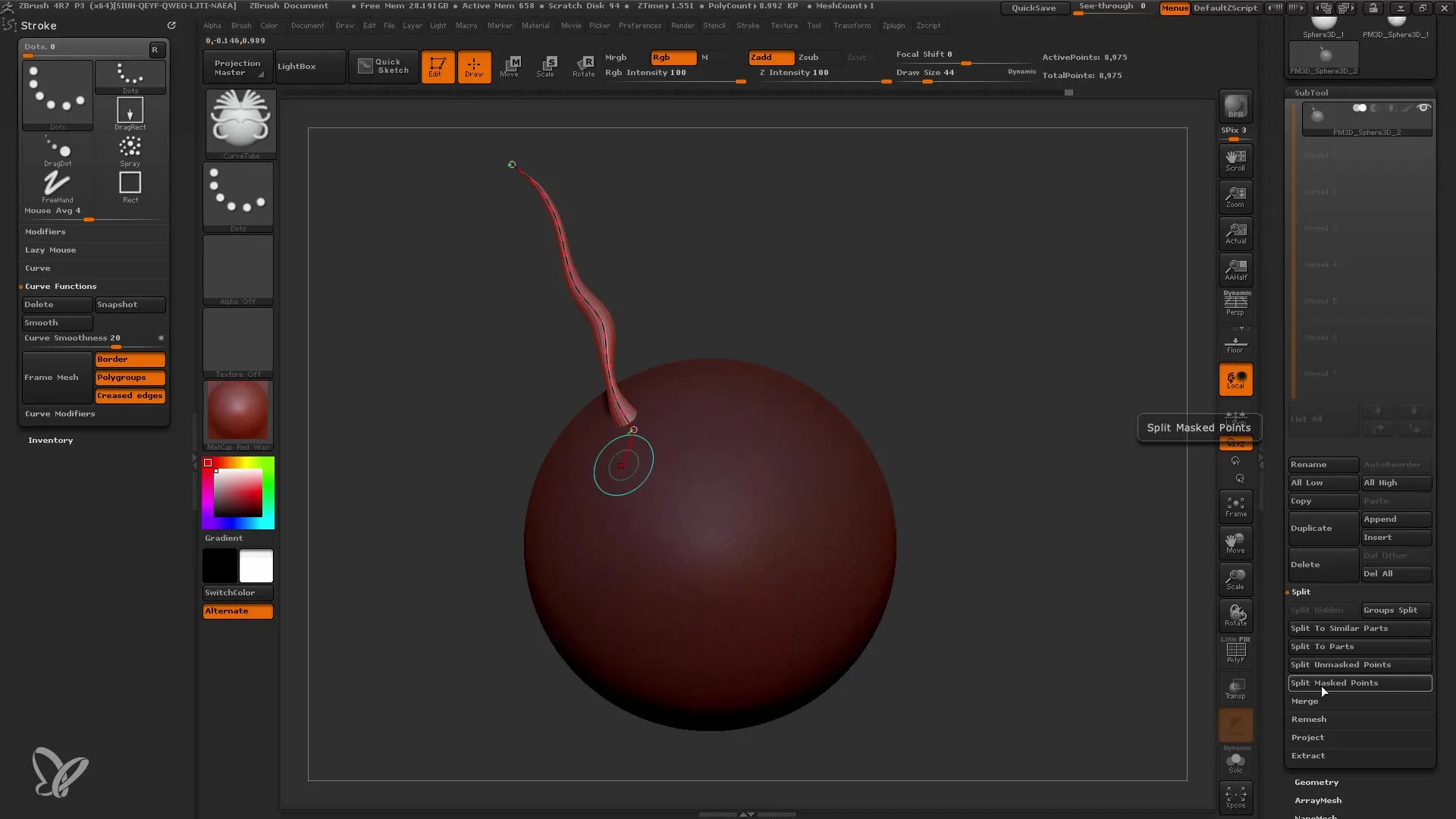 Darba sākšana ar Curve Brushes programmā ZBrush iesācējiem