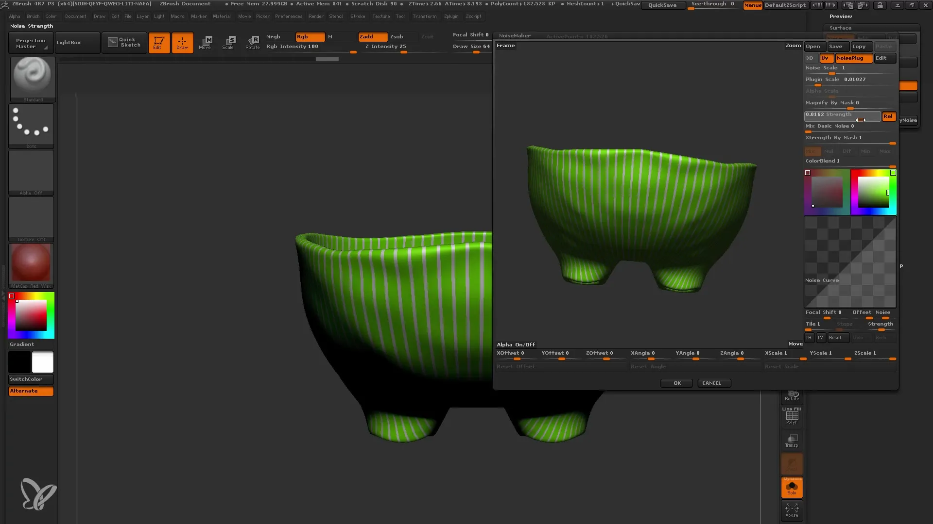 Izboljšajte svoje 3D modele z brusno hrupnostjo v ZBrush