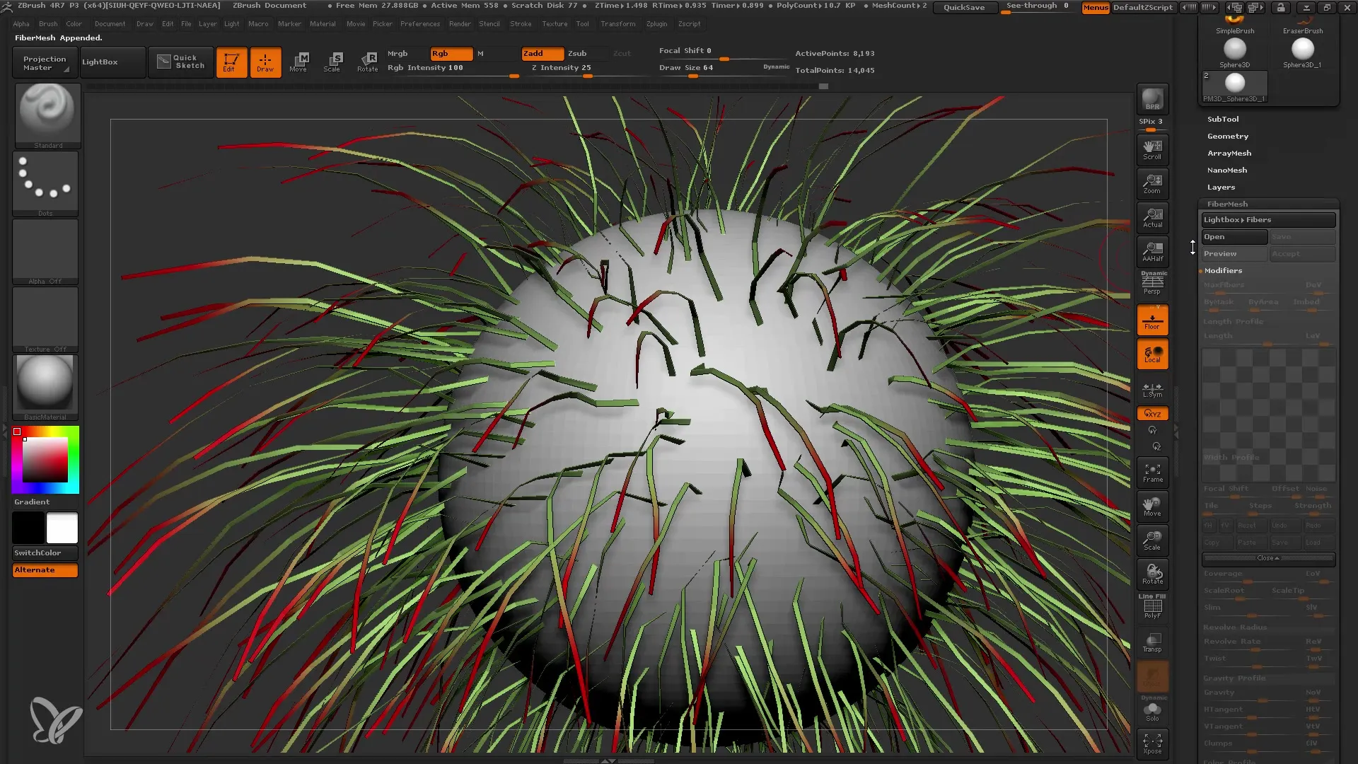 Panduan Langkah demi Langkah Fibermesh di ZBrush