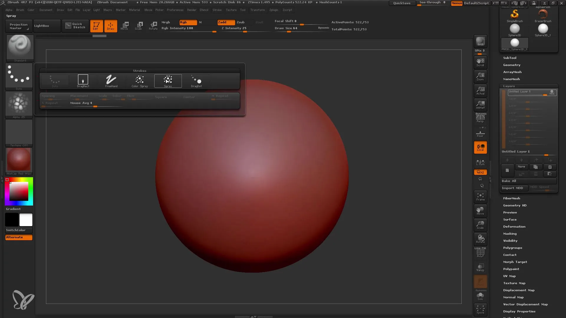 ZBrush untuk Pemula: Memahami Layer dan Morph Targets