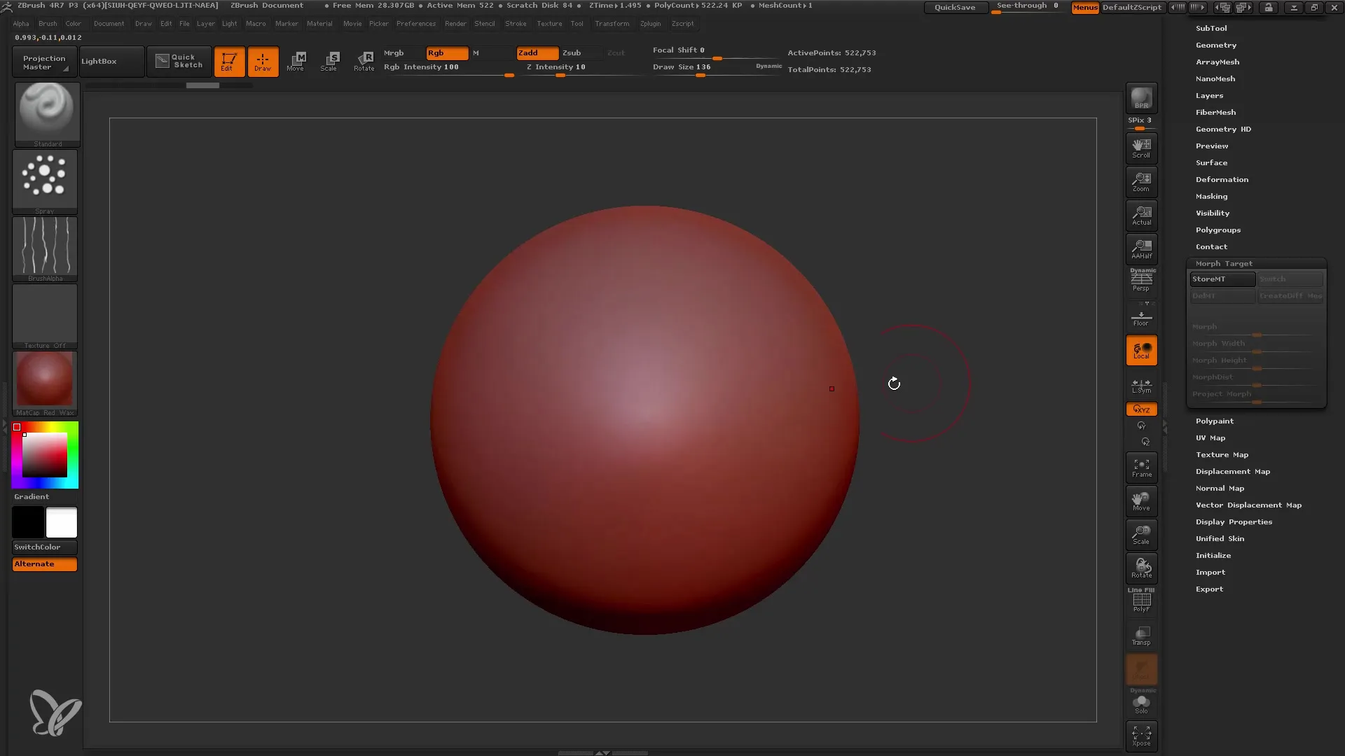 ZBrush für Einsteiger: Layer und Morph Targets verstehen