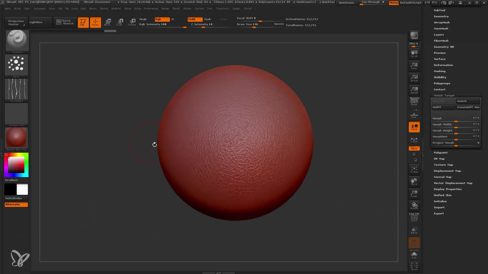 ZBrush für Einsteiger: Layer und Morph Targets verstehen