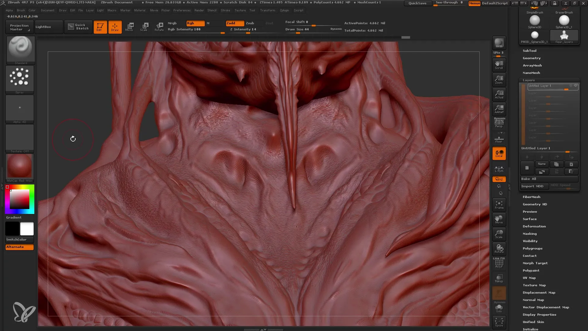 ZBrush für Einsteiger: Layer und Morph Targets verstehen