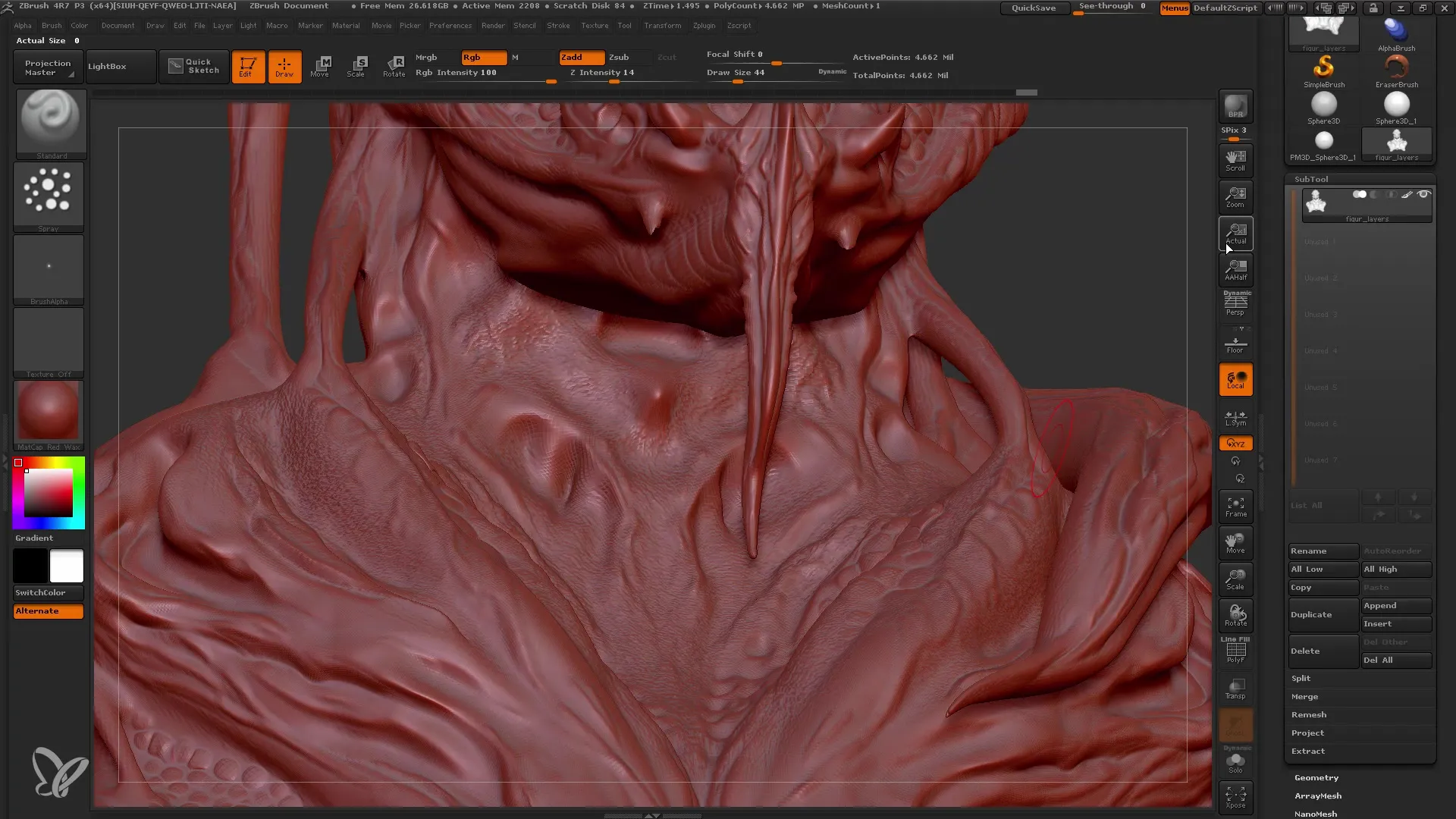 ZBrush pro začátečníky: Porozumění vrstvám a morph cílům