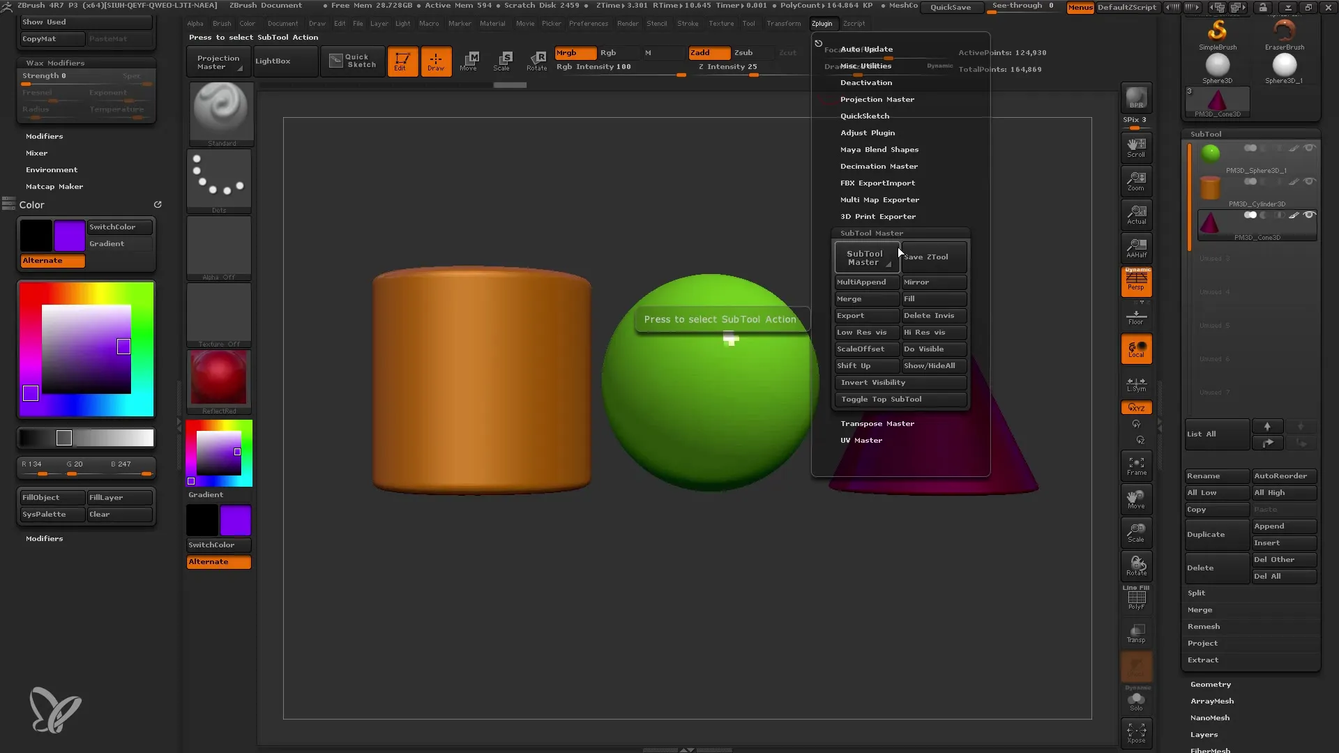 ZBrush uvod: Učinkovita uporaba materialov za začetnike