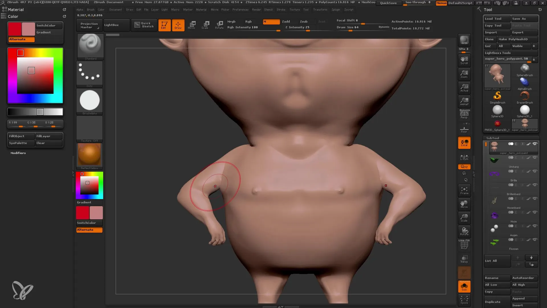 Polypainting in ZBrush verstehen